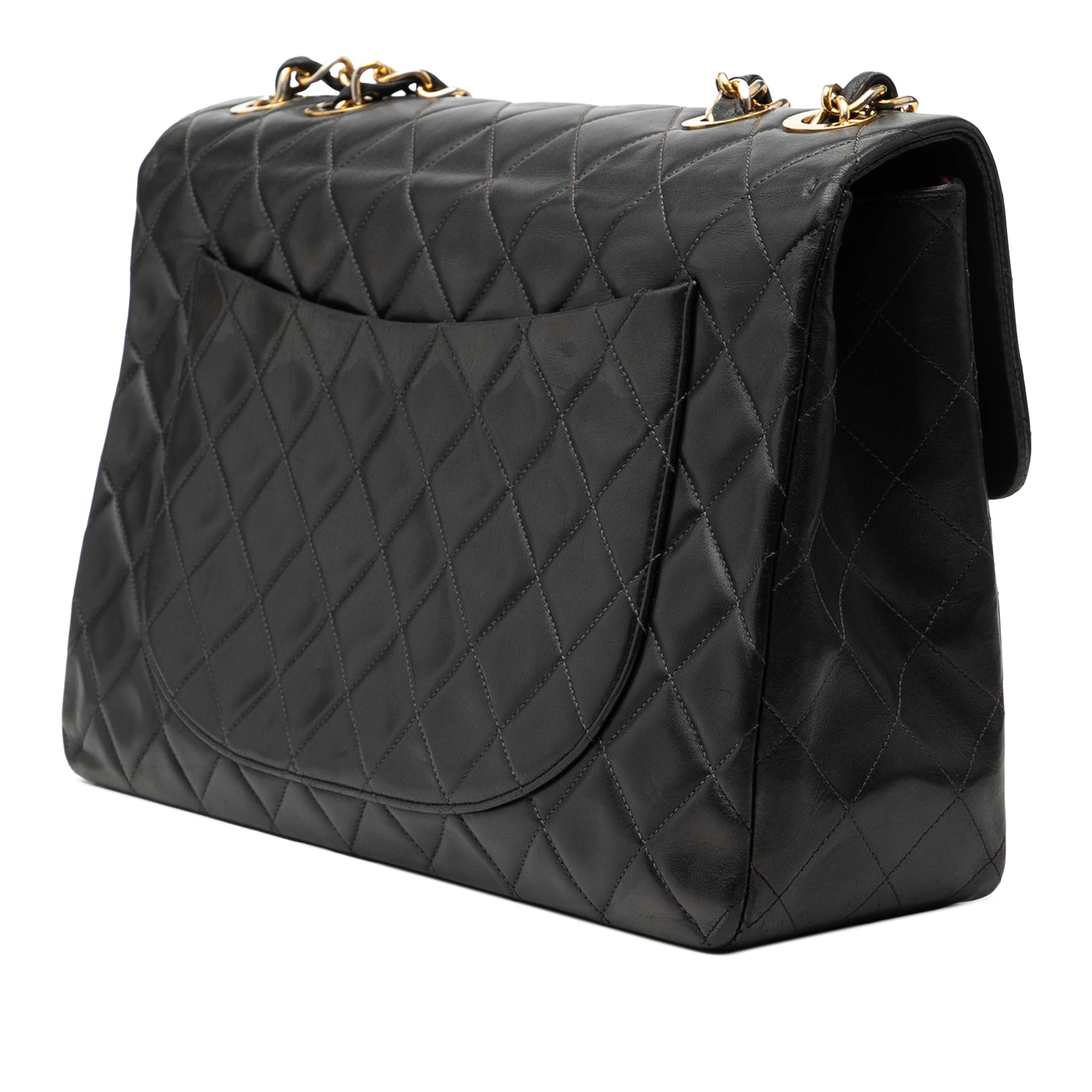 Chanel Maxi XL Classic Lambskin Single Flap - image 2
