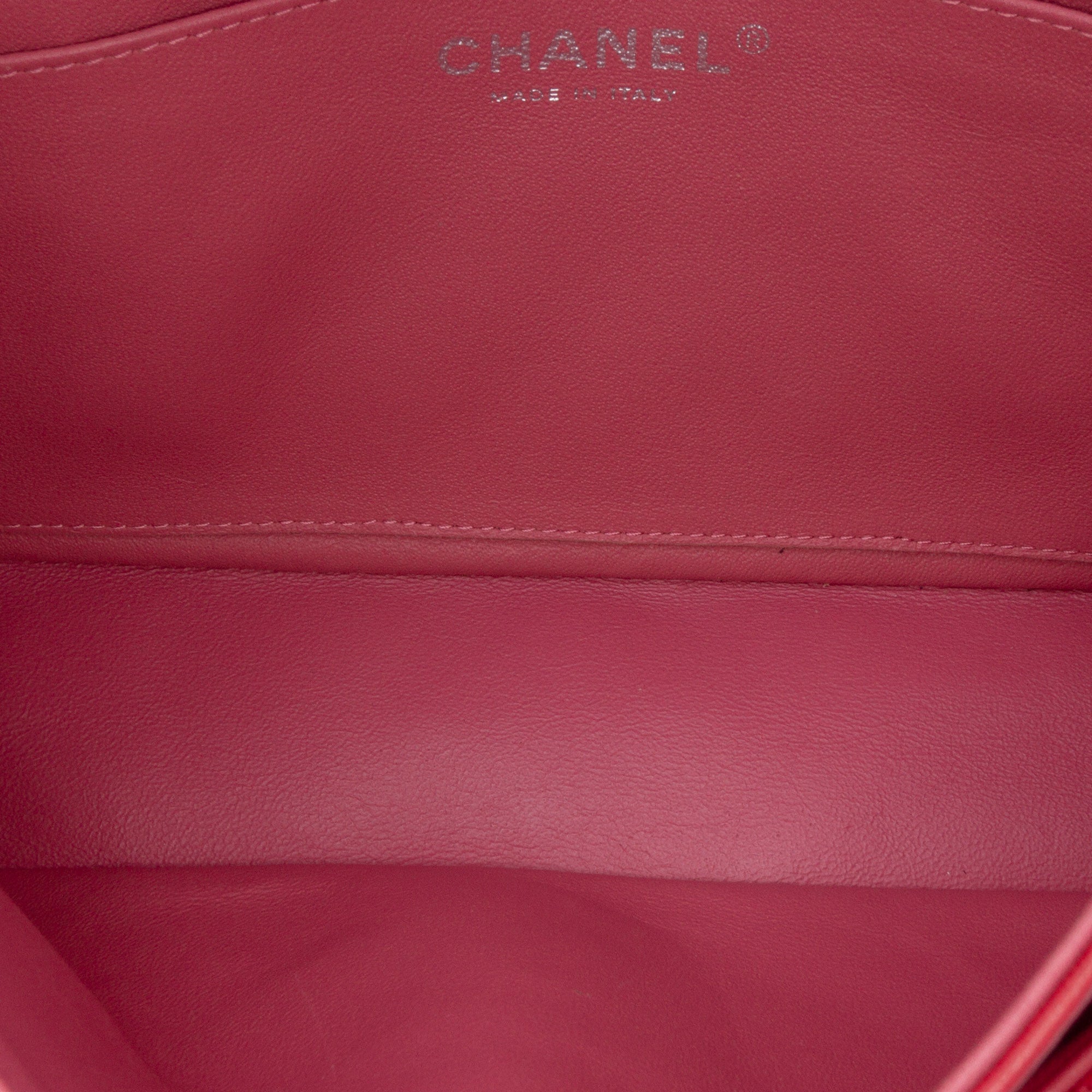 Chanel Medium Classic Tricolor Lambskin Valentines Heart Charms Single Flap - image 4