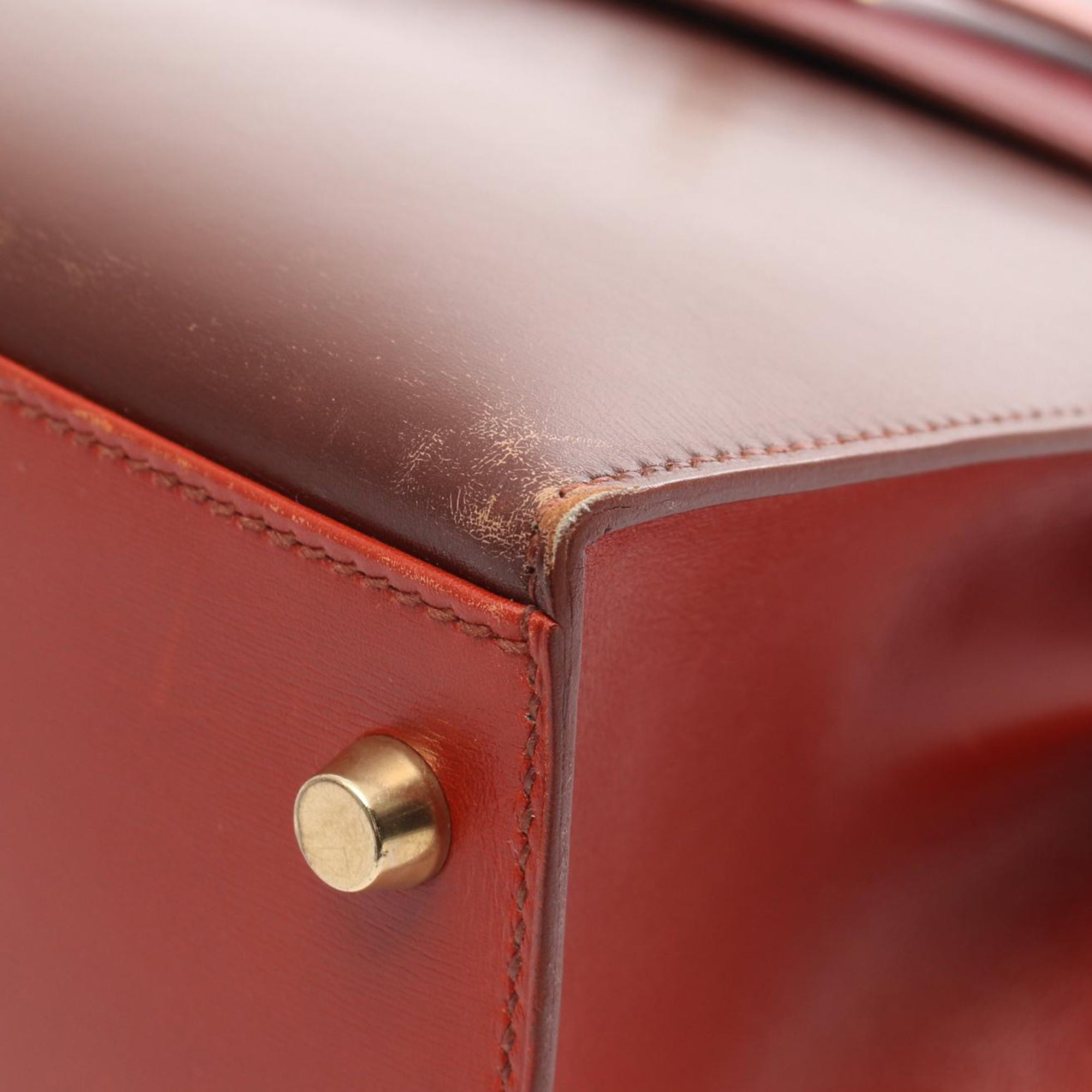 Hermès Tricolor Box Calf Kelly Sellier 32 - image 11