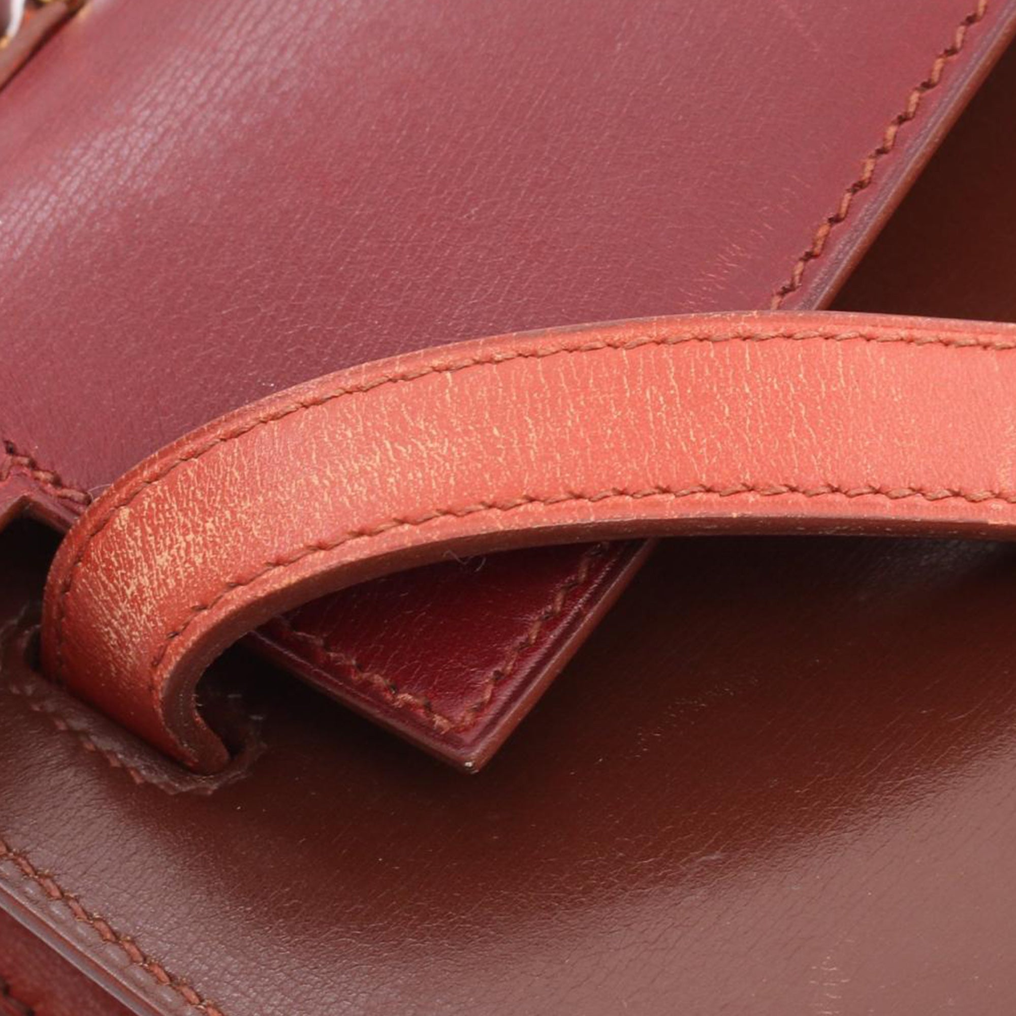 Hermès Tricolor Box Calf Kelly Sellier 32 - image 12
