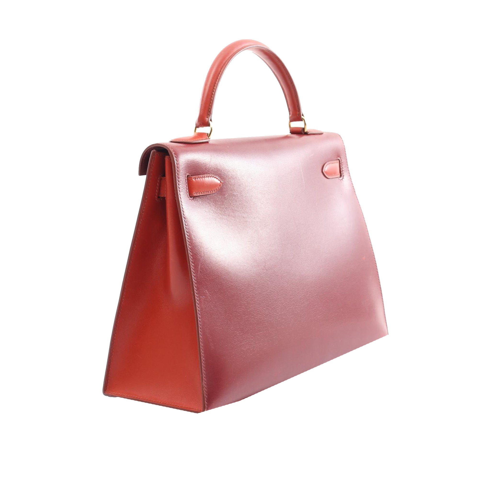 Hermès Tricolor Box Calf Kelly Sellier 32 - image 2