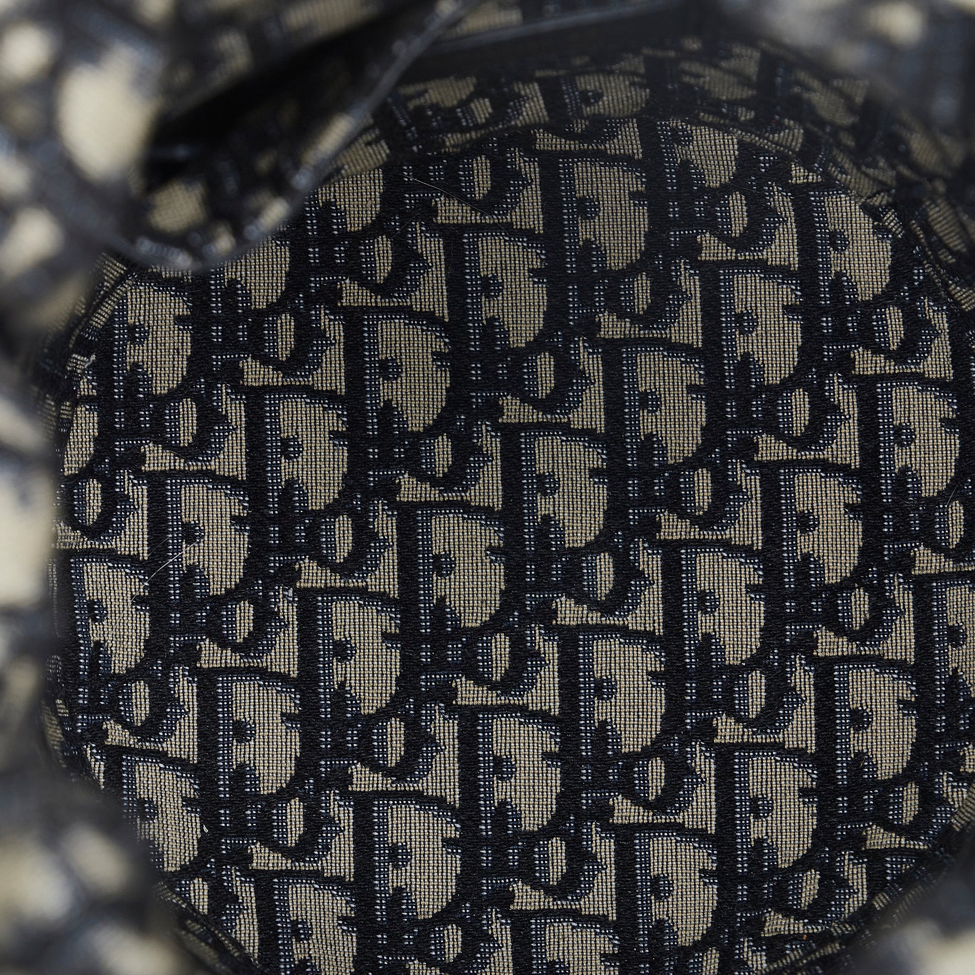 Dior Oblique Wicker Bucket Bag - image 4