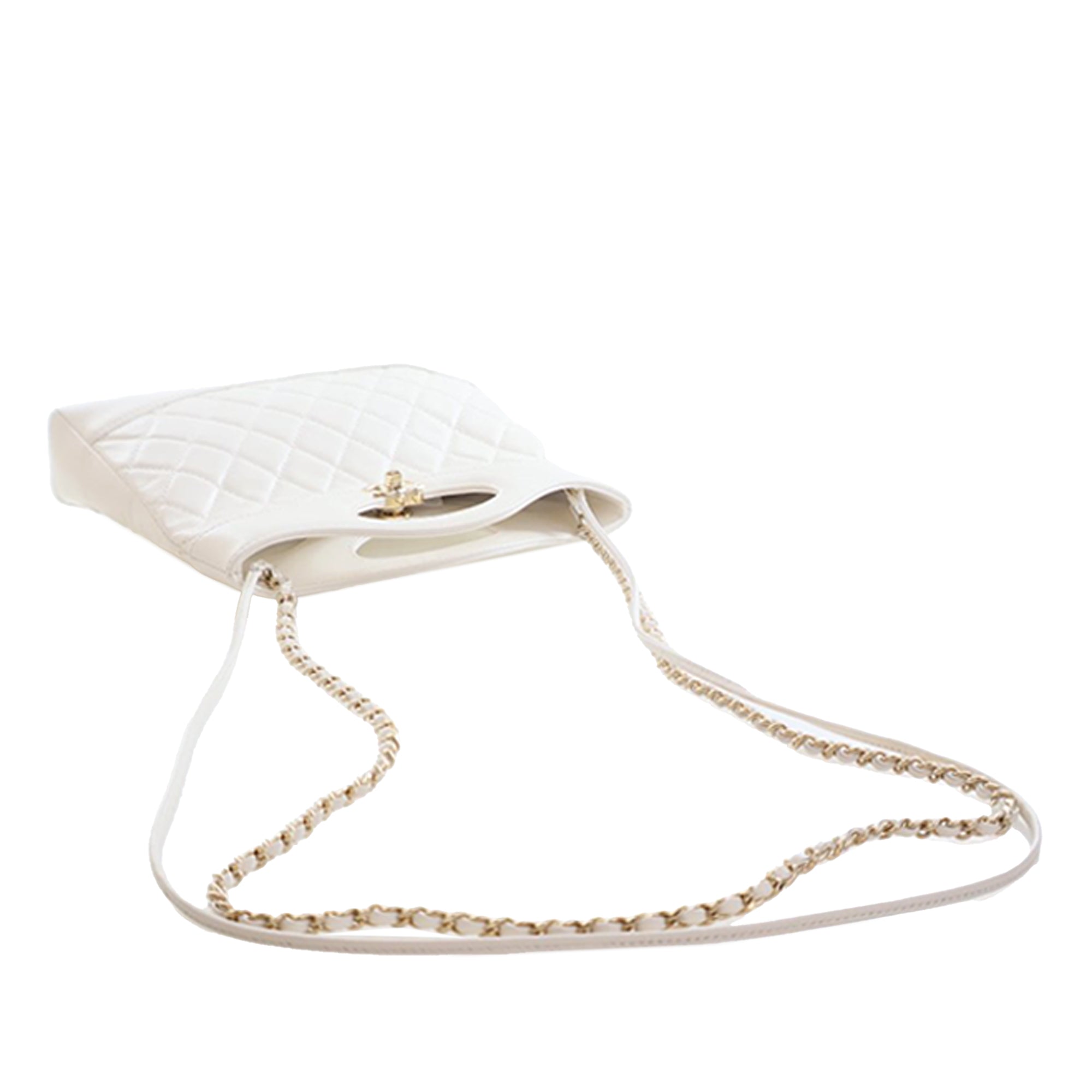 Chanel Mini Shiny Lambskin 31 Shopping Bag - image 13