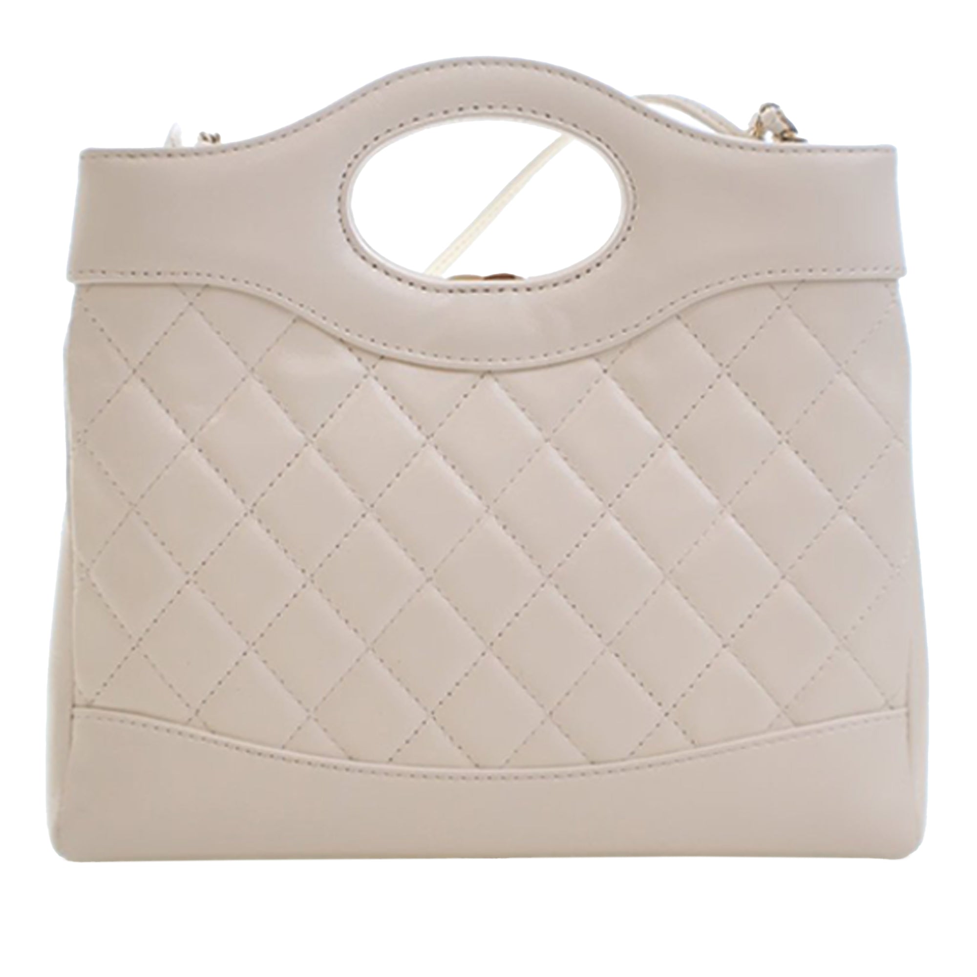 Chanel Mini Shiny Lambskin 31 Shopping Bag - image 4