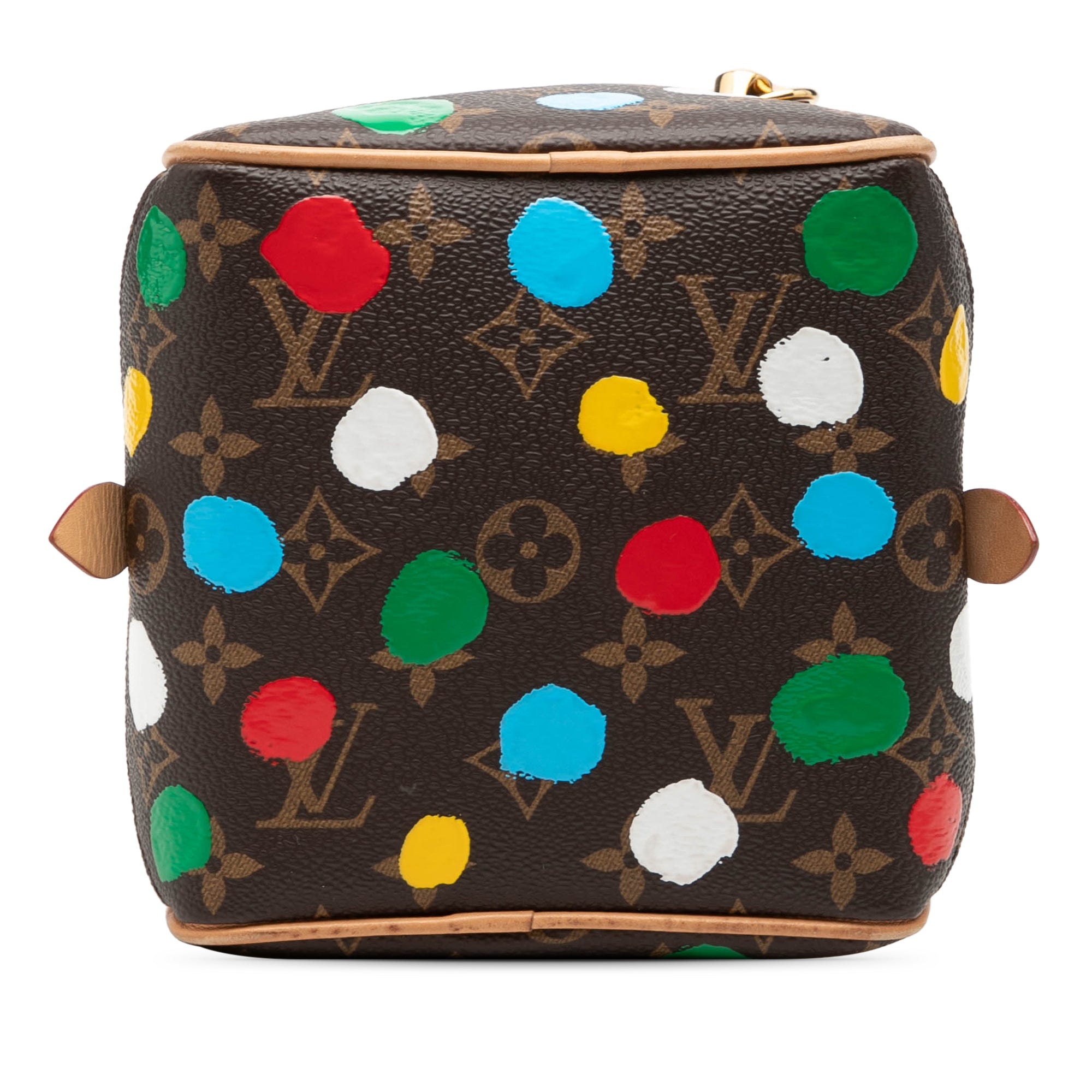 Louis Vuitton Yayoi Kusama Monogram Painted Dots Square Bag - image 3