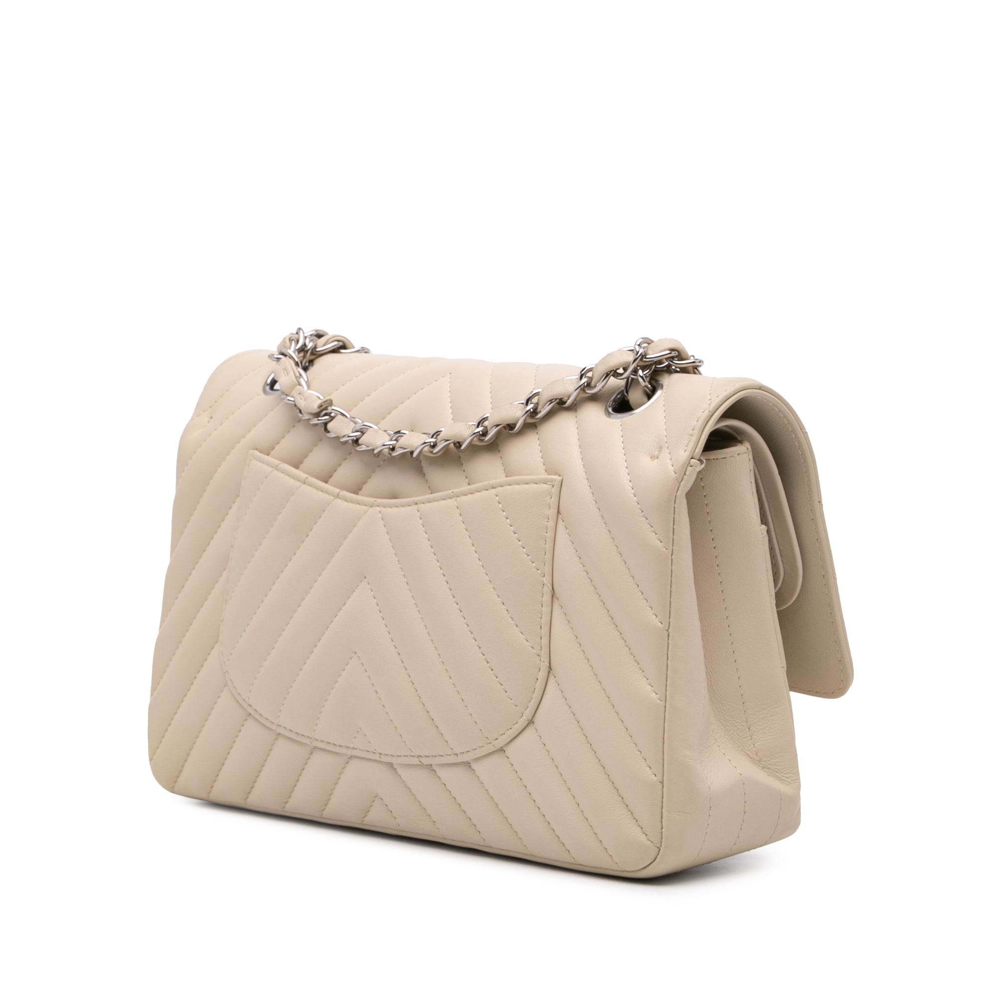 Chanel Medium Classic Chevron Lambskin Double Flap - image 2