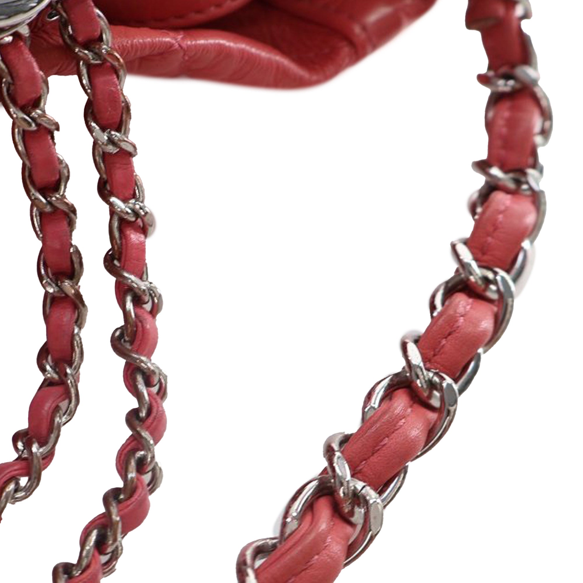 Chanel CC Quilted Shiny Calfskin Drawstring Bucket Bag - image 13