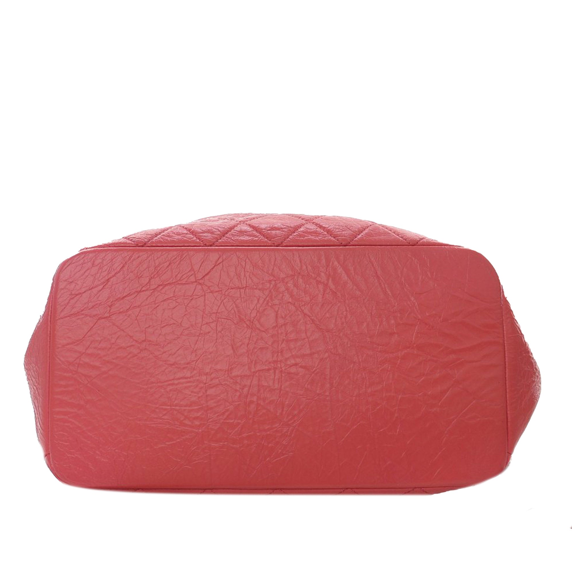 Chanel CC Quilted Shiny Calfskin Drawstring Bucket Bag - image 3