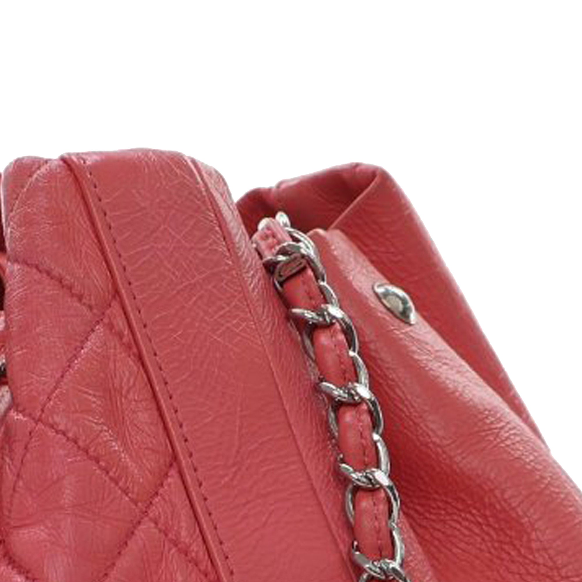 Chanel CC Quilted Shiny Calfskin Drawstring Bucket Bag - image 7