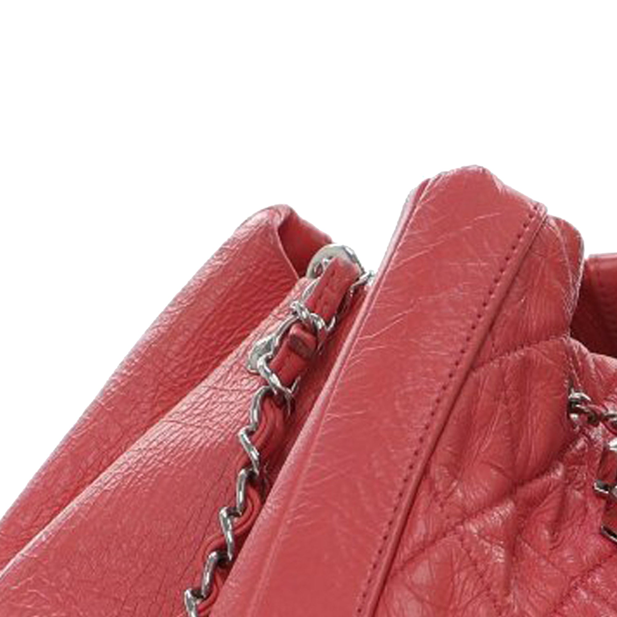 Chanel CC Quilted Shiny Calfskin Drawstring Bucket Bag - image 8