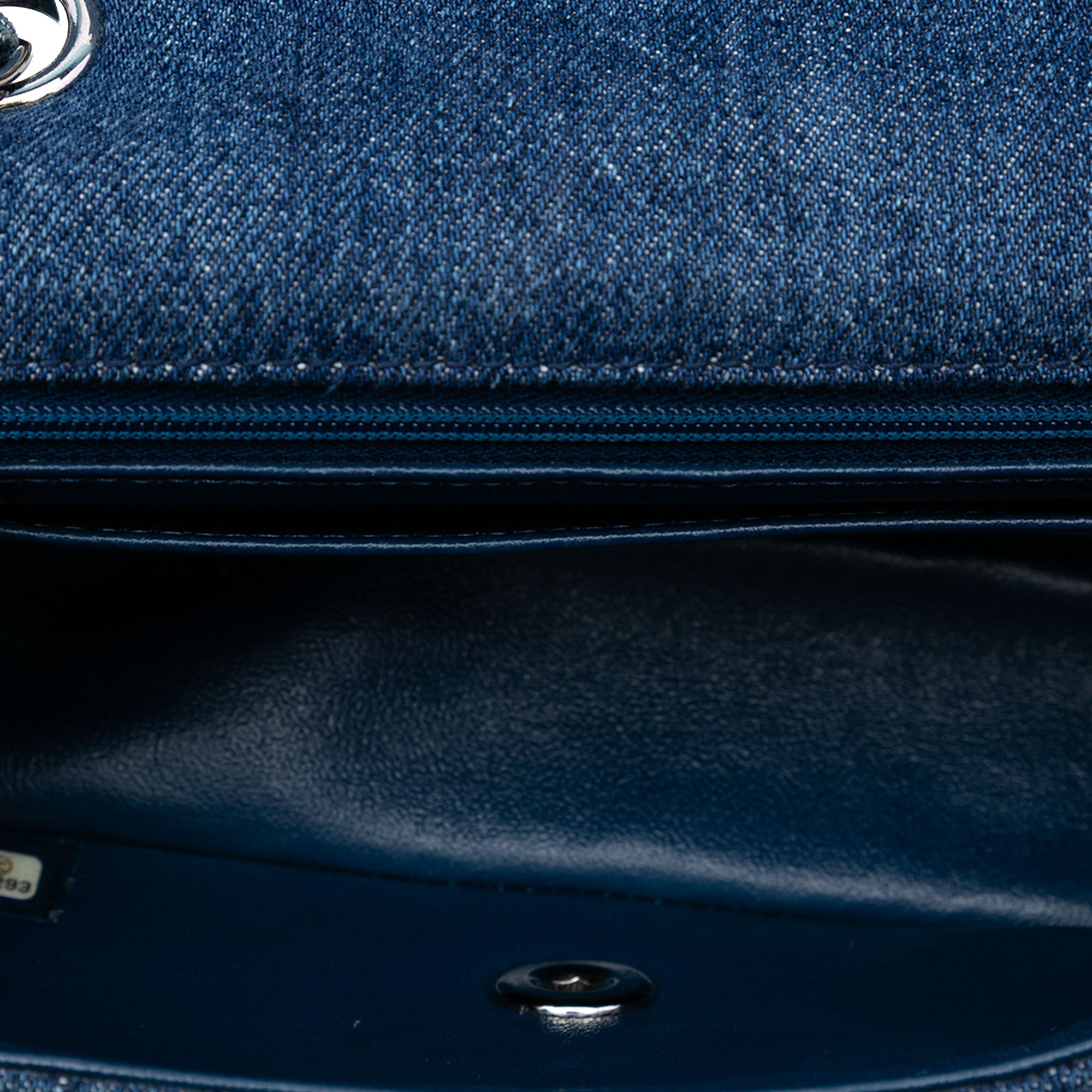 Chanel Mini Rectangular Classic Denim Braided Single Flap - image 4