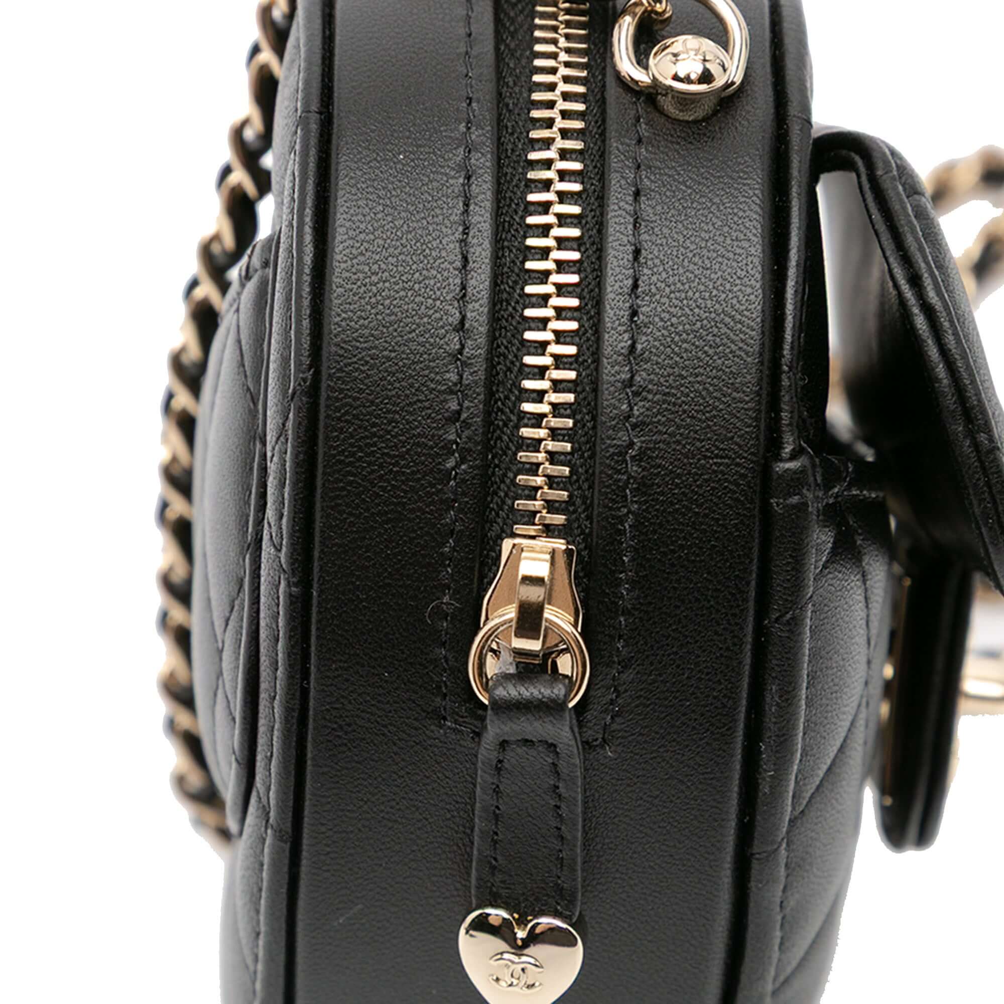 Chanel Mini Lambskin CC in Love Heart Crossbody