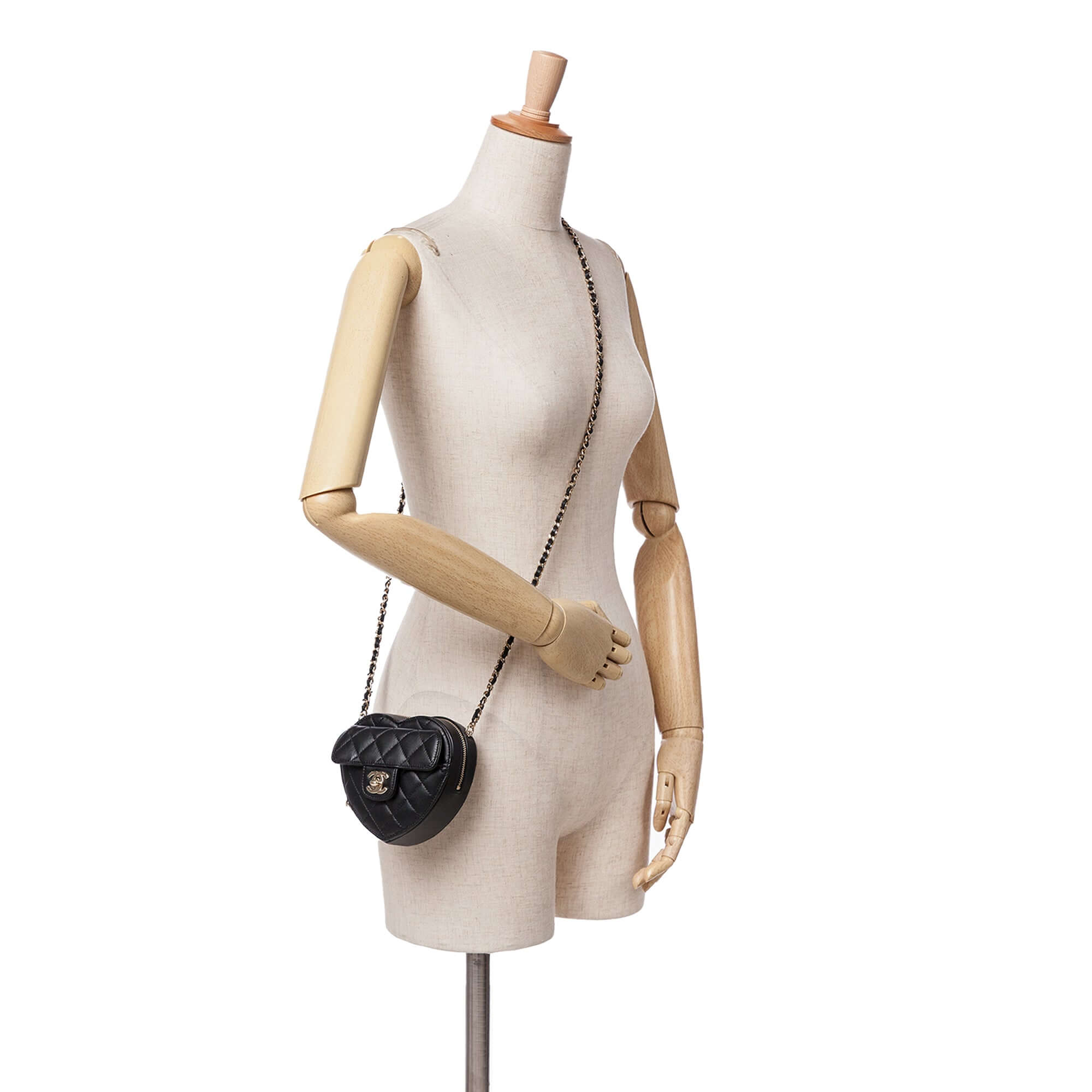 Chanel Mini Lambskin CC in Love Heart Crossbody