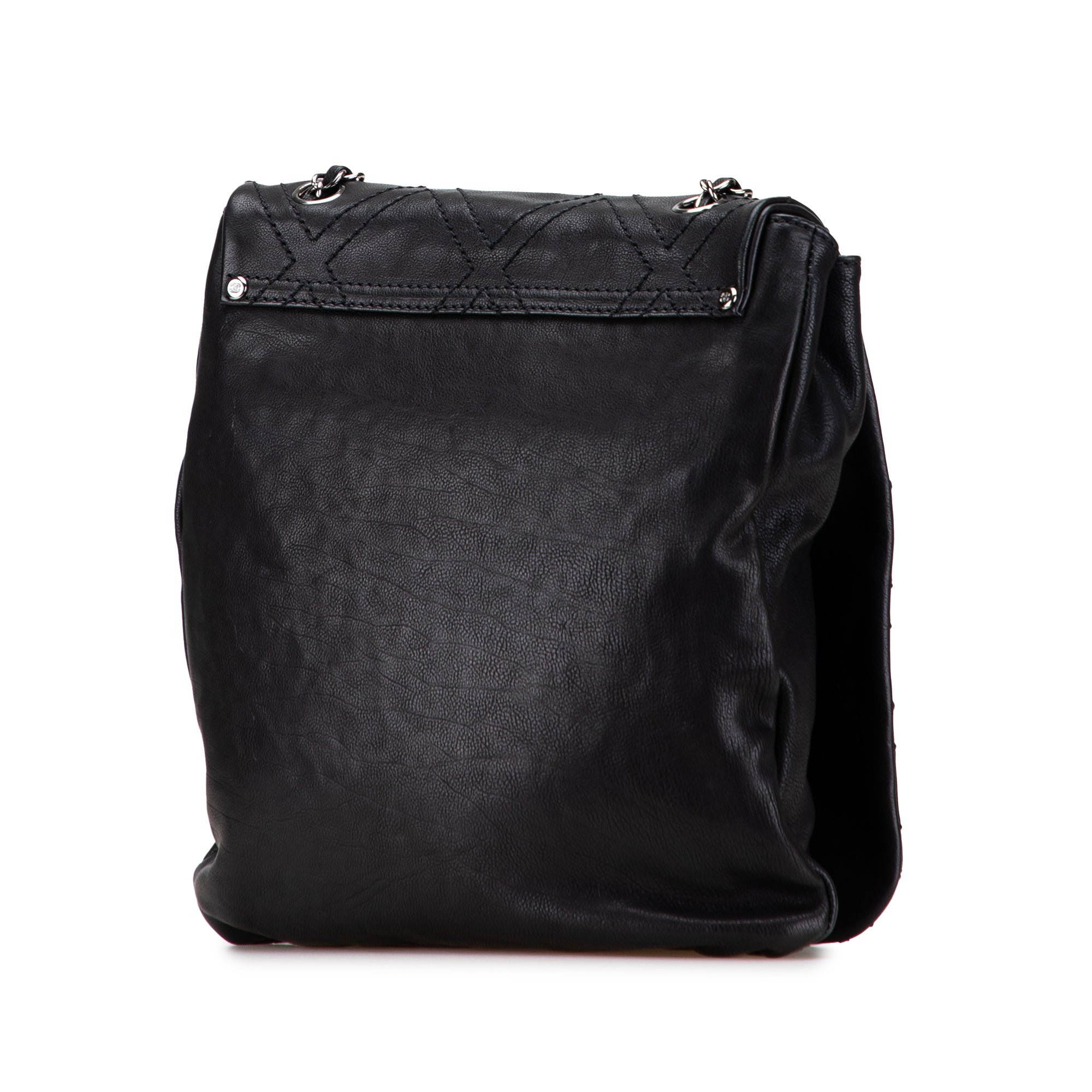 Chanel Large Calfskin Diamond Stitch Crossbody - image 2