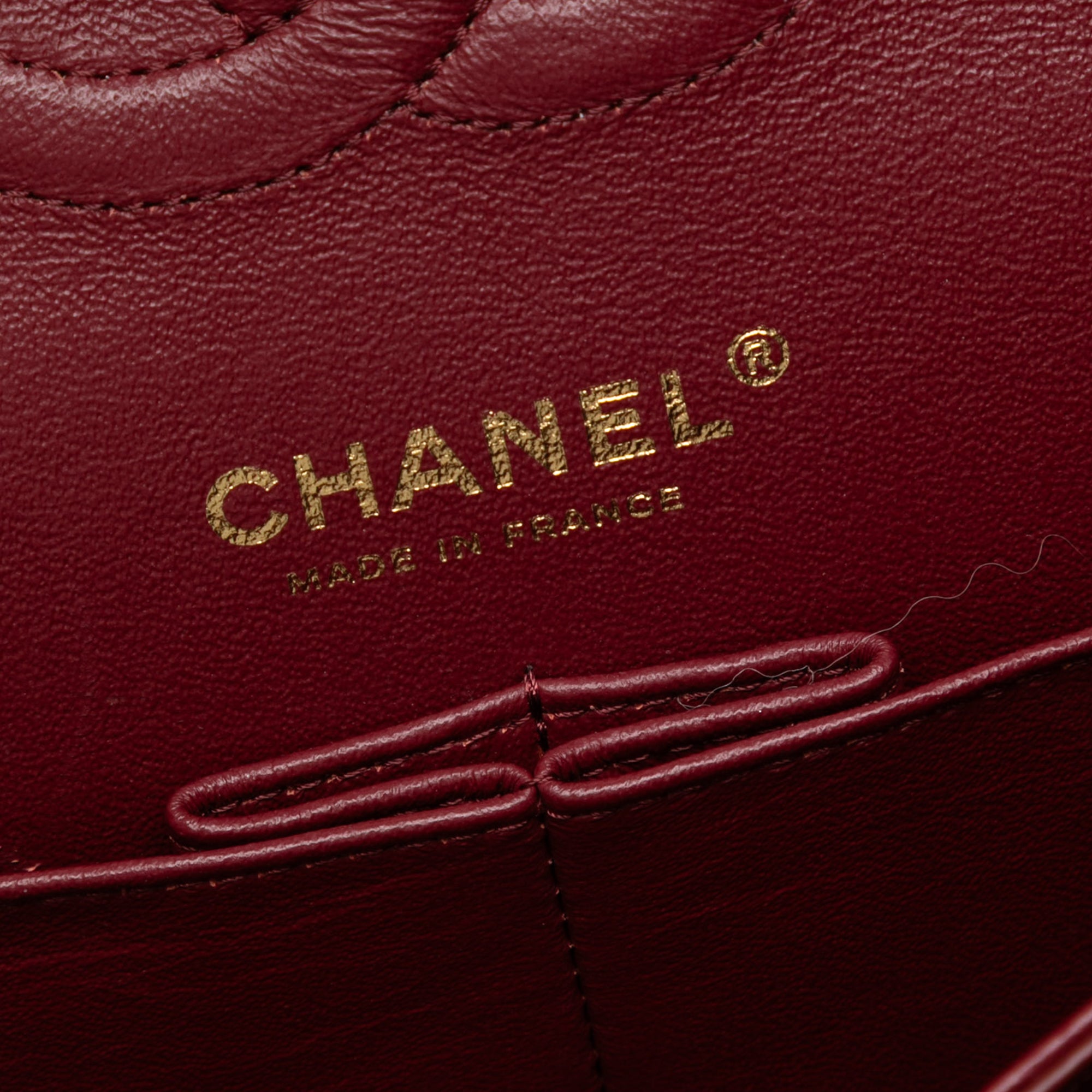 Chanel Medium Classic Chevron Calfskin Pleated Double Flap - image 5
