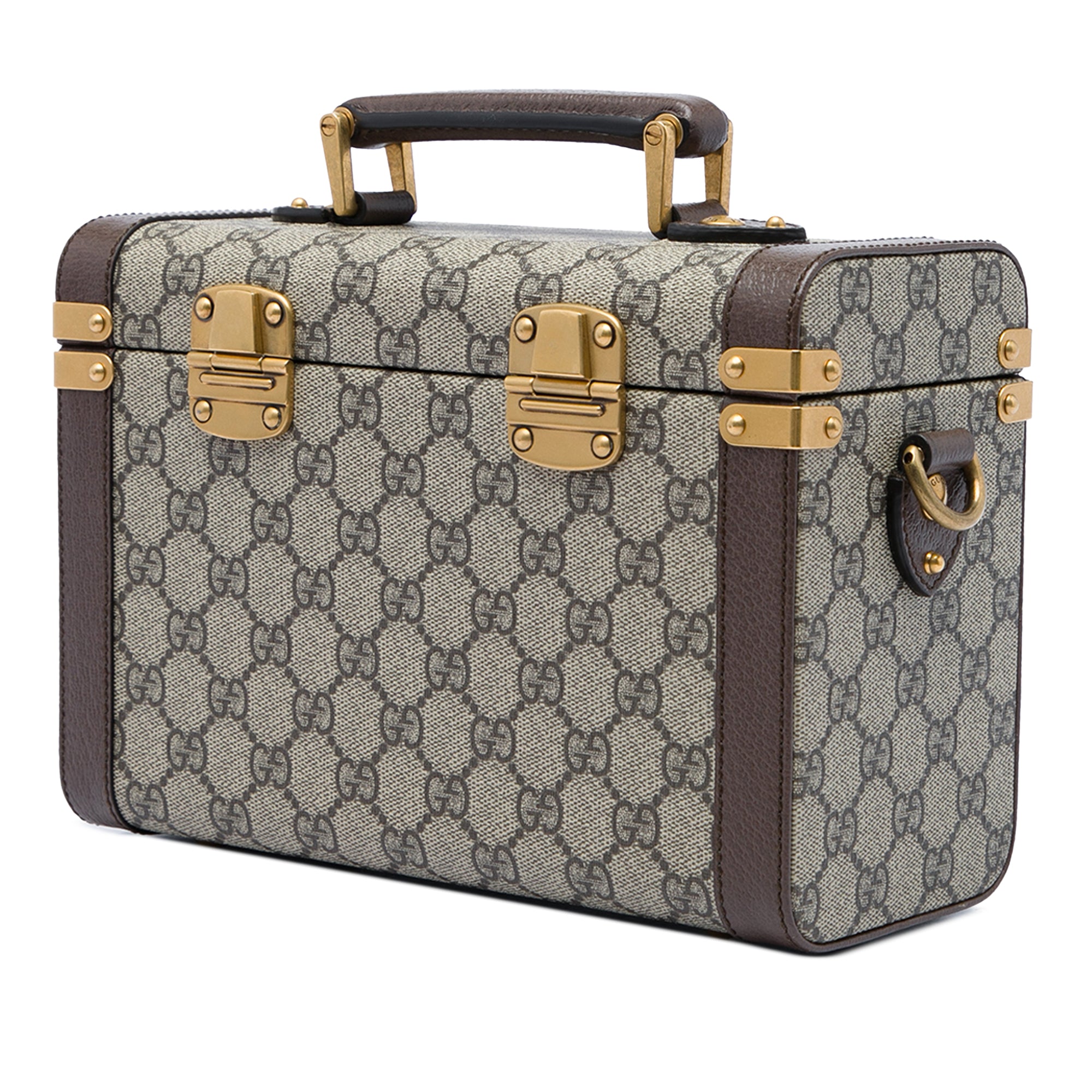 Gucci GG Supreme Web Savoy Top Handle Beauty Case - image 2