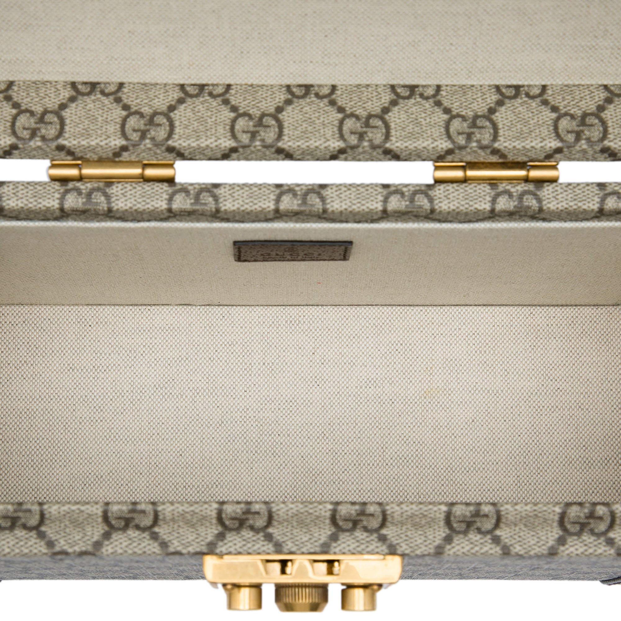 Gucci GG Supreme Web Savoy Top Handle Beauty Case - image 4