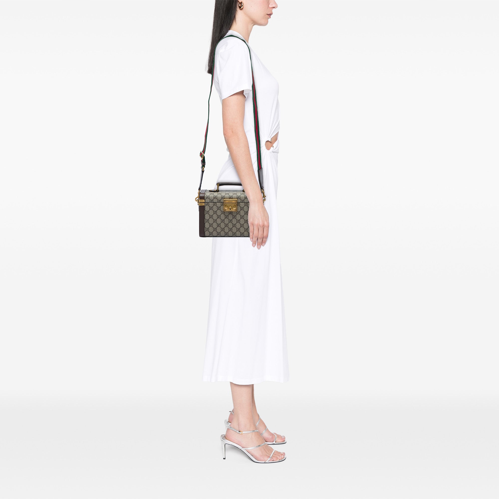 Gucci GG Supreme Web Savoy Top Handle Beauty Case - image 5