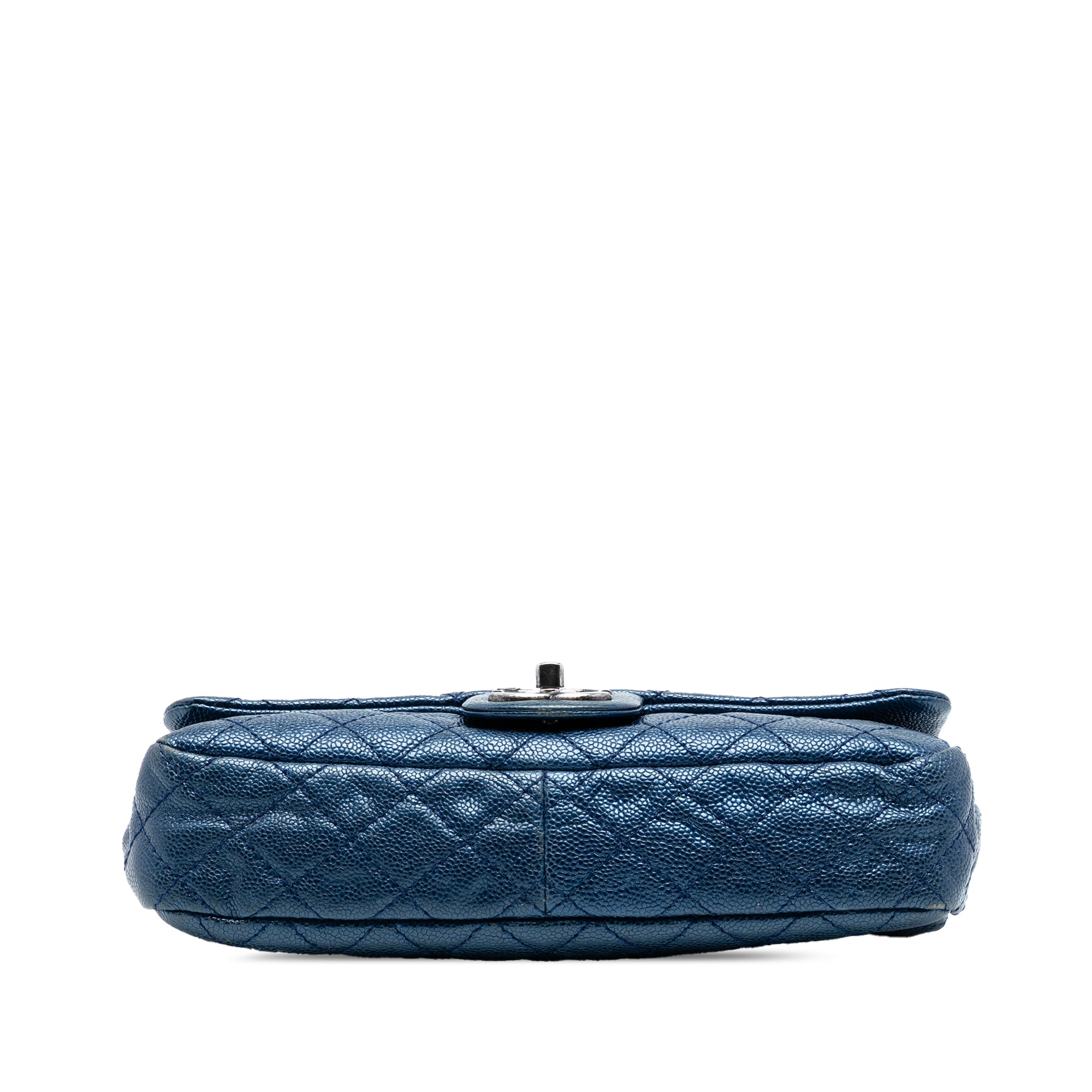 Chanel Medium Quilted Iridescent Caviar Easy Flap - image 3