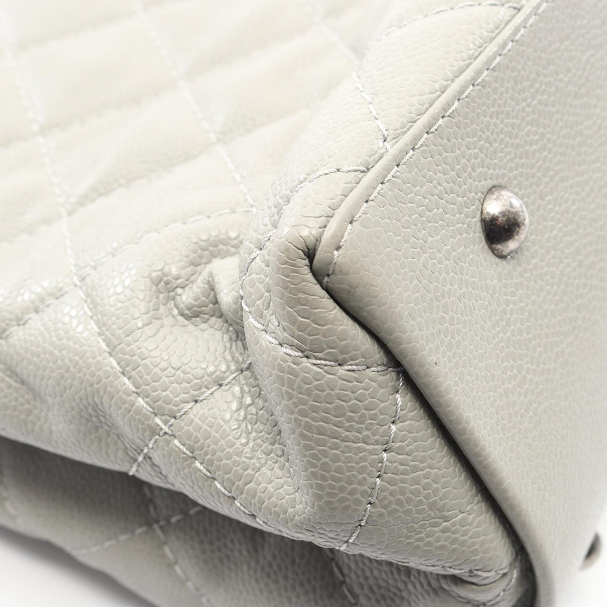 Chanel Quilted Caviar Shopping Tote - image 7