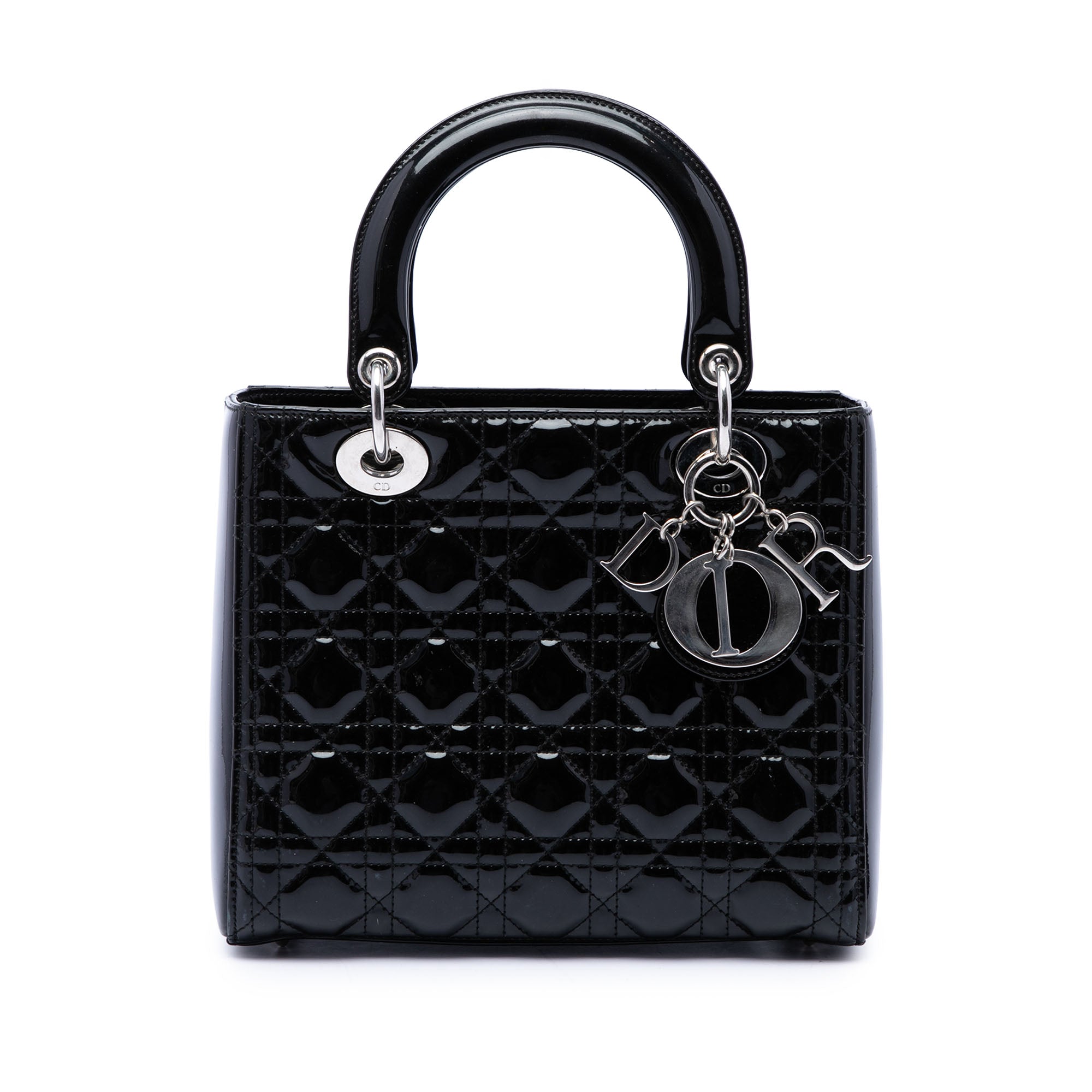 Dior Medium Patent Cannage Lady Dior - image 1