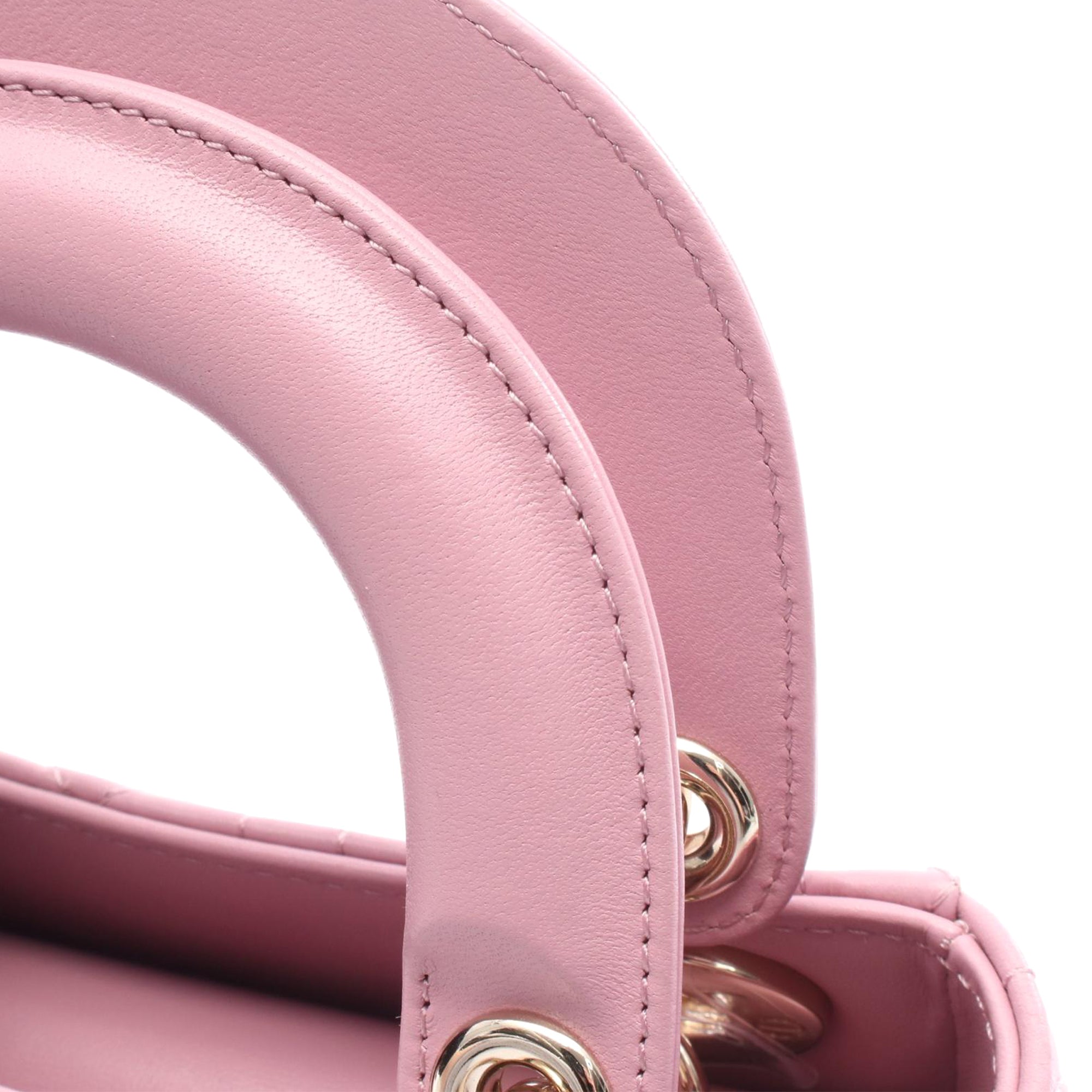 Dior Mini Lambskin Cannage Lady Dior - image 5
