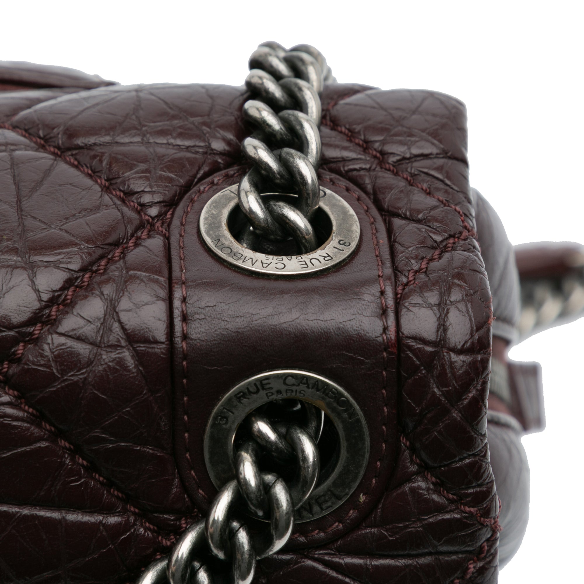 Chanel Jumbo Quilted Aged Calfskin New Portobello Flap - image 11