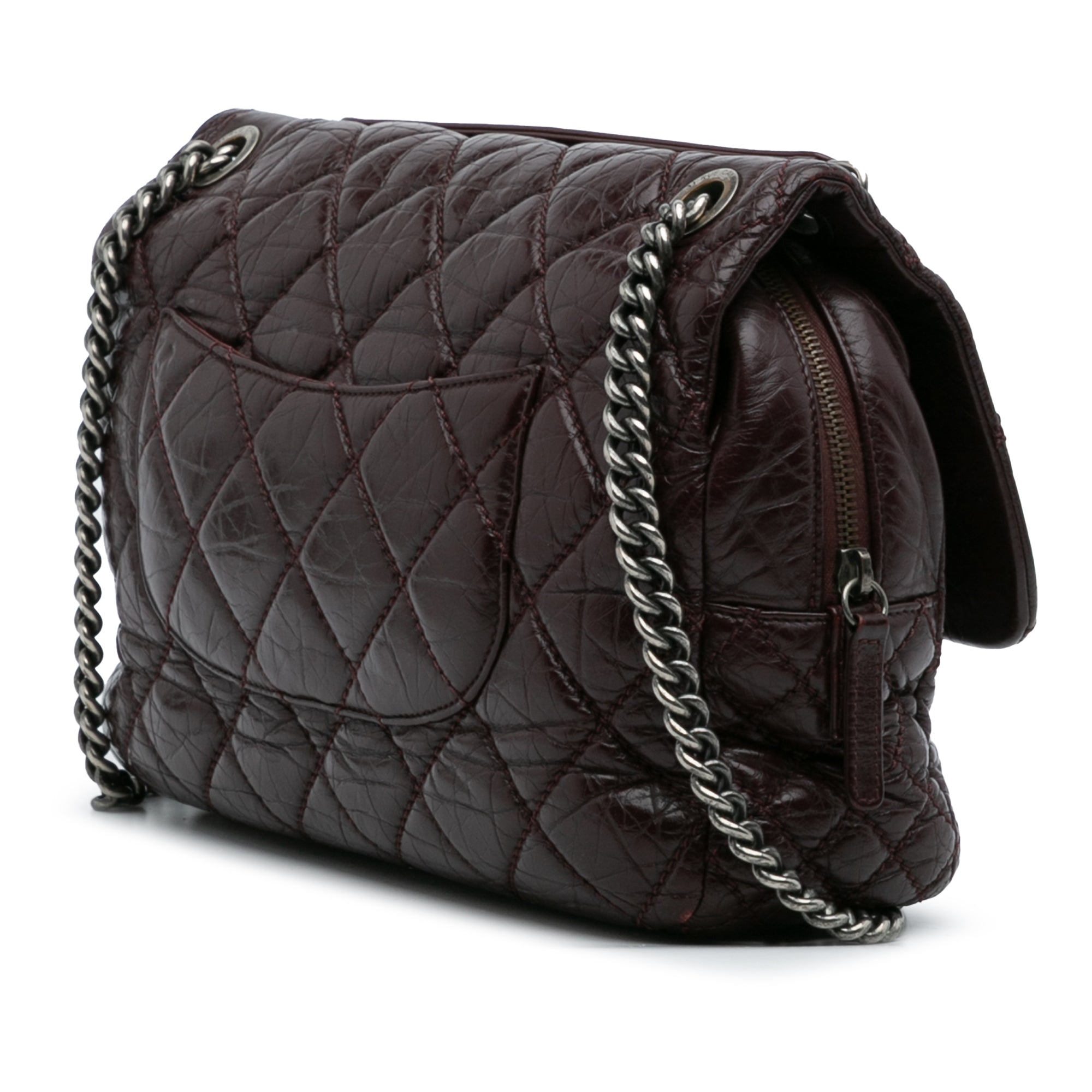 Chanel Jumbo Quilted Aged Calfskin New Portobello Flap - image 2