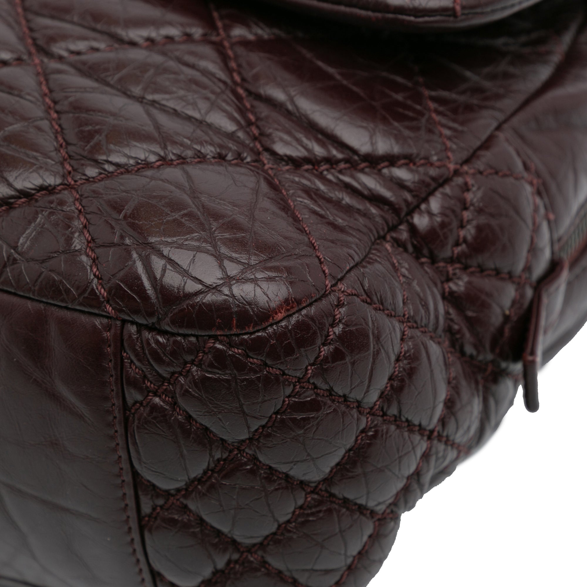 Chanel Jumbo Quilted Aged Calfskin New Portobello Flap - image 9