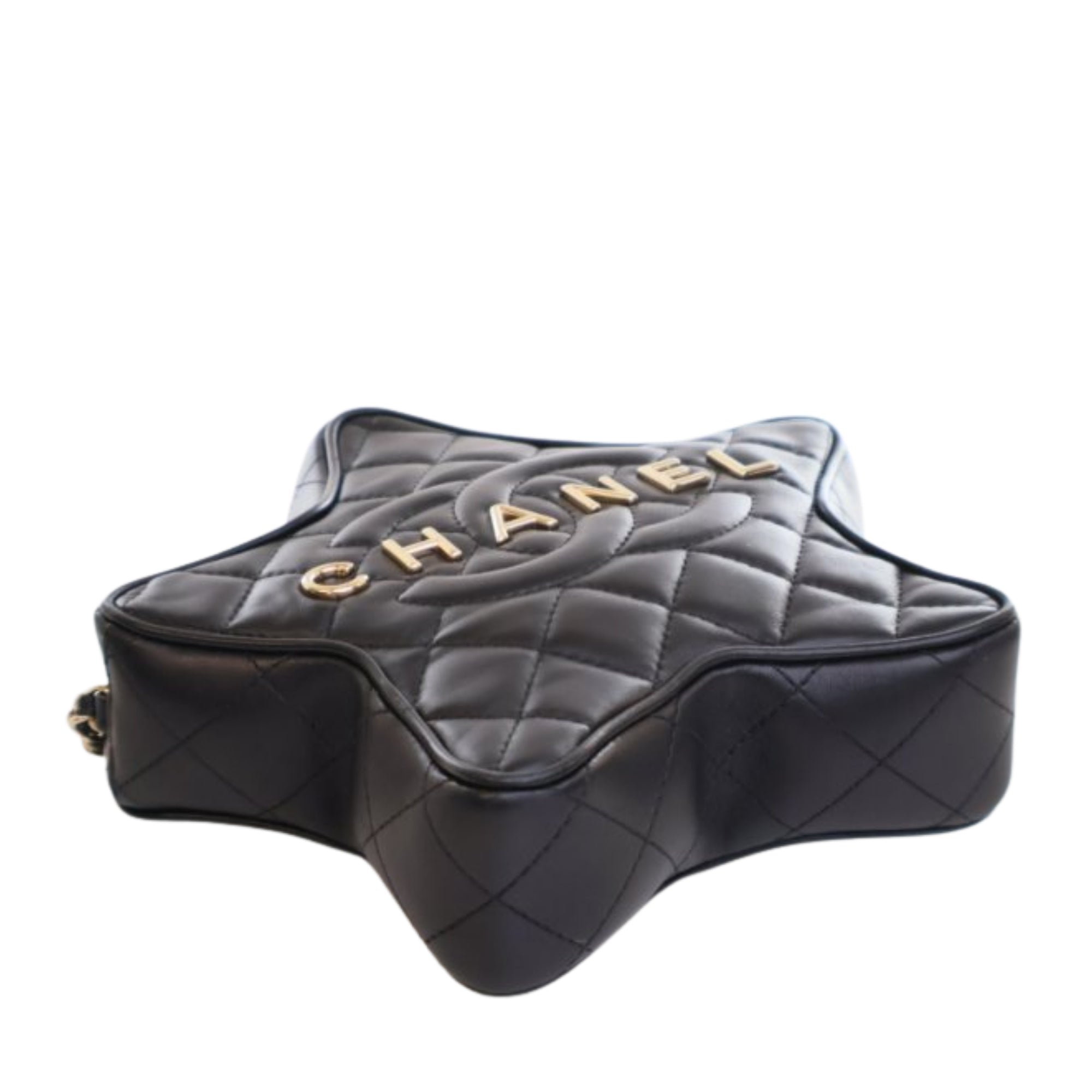 Chanel Quilted Lambskin Walk Of Fame Star Crossbody - image 13
