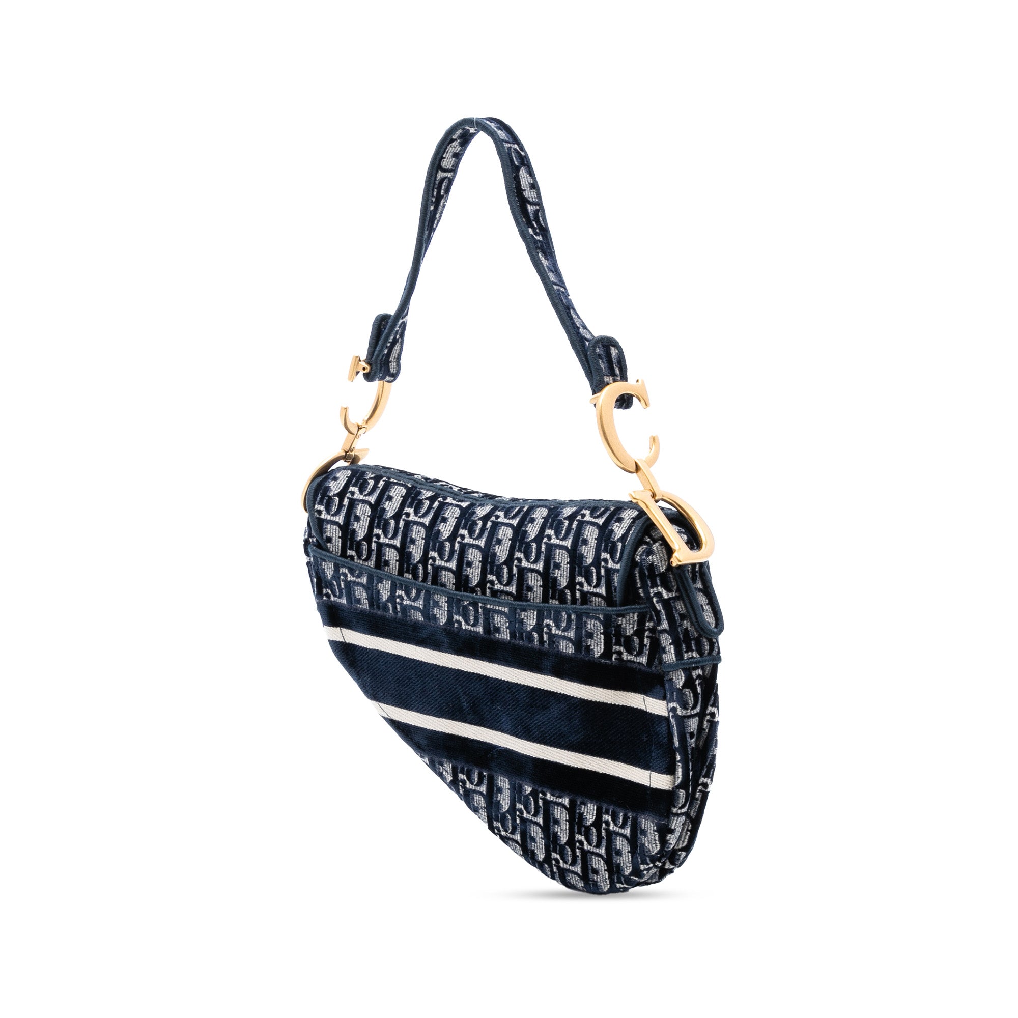 Dior Oblique Embroidered Canvas Saddle Bag - image 2