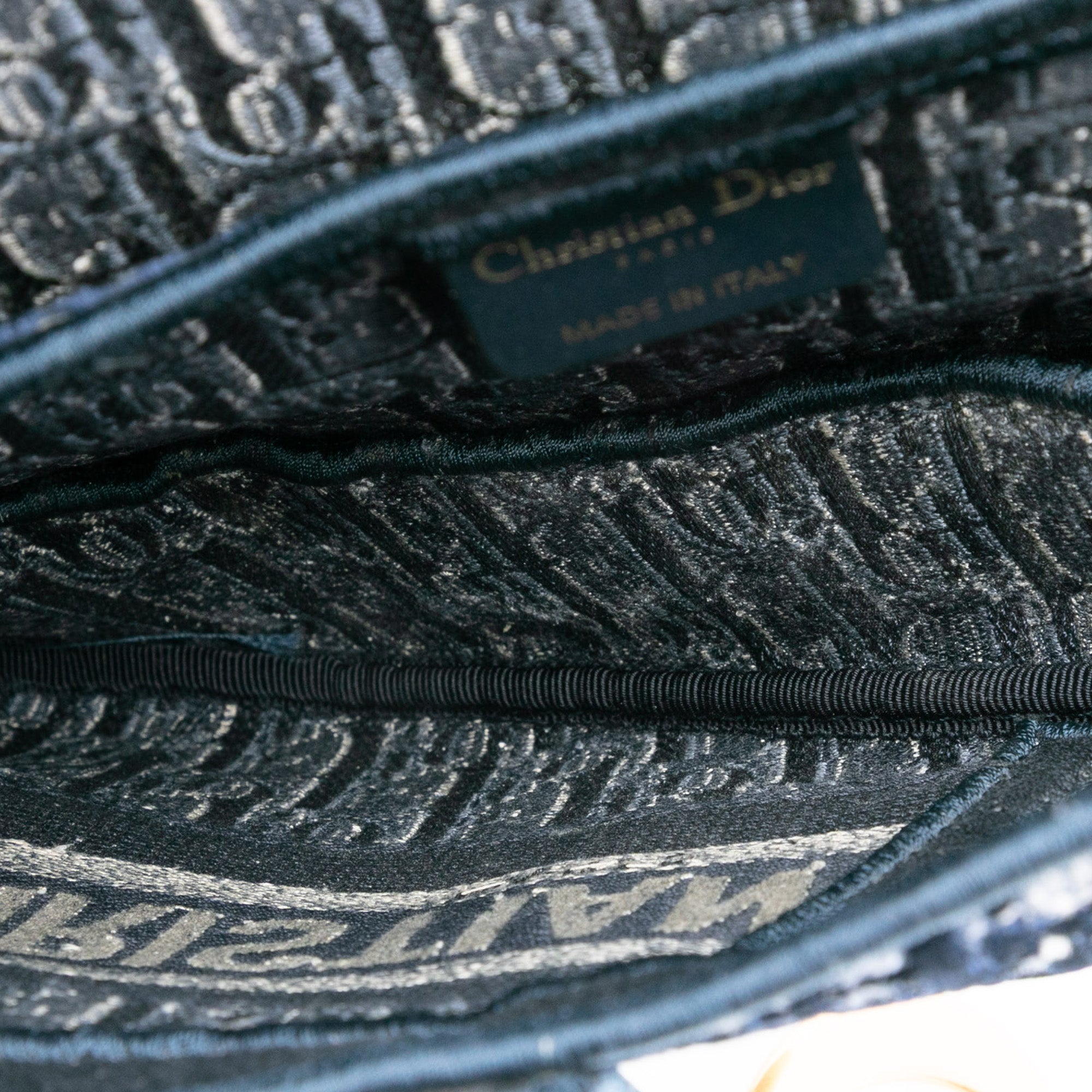 Dior Oblique Embroidered Canvas Saddle Bag - image 4