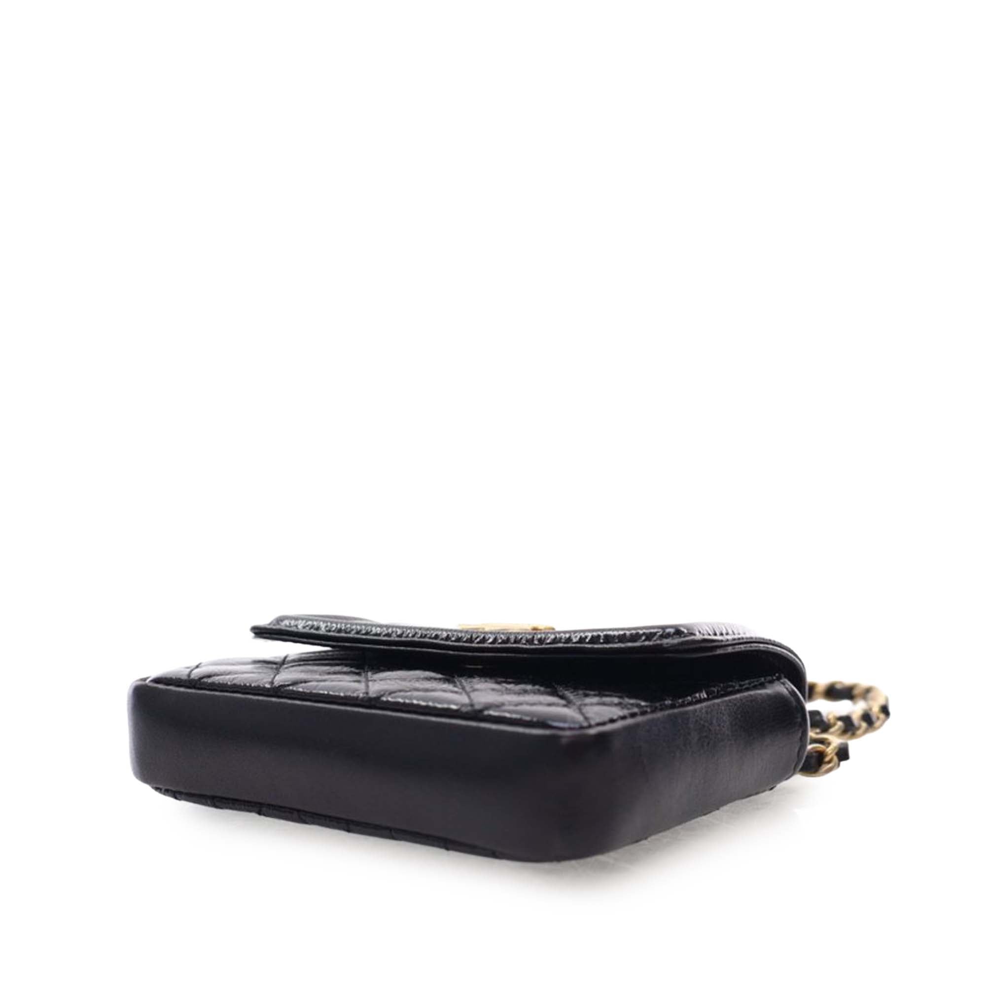 Chanel Quilted Shiny Aged Calfskin Waist Belt Bag - image 6