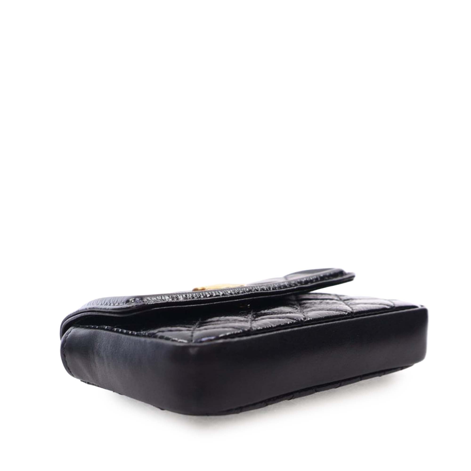 Chanel Quilted Shiny Aged Calfskin Waist Belt Bag - image 7