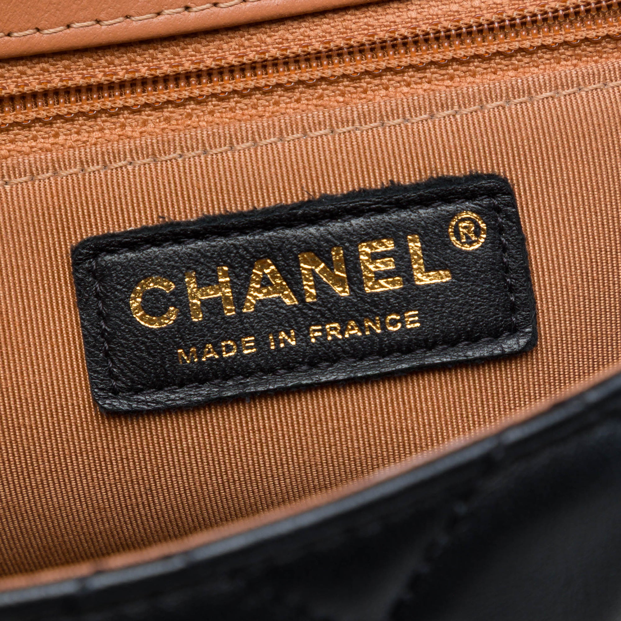 Chanel Small Quilted Lambskin Cocovado Ribbon Chain Flap - image 5