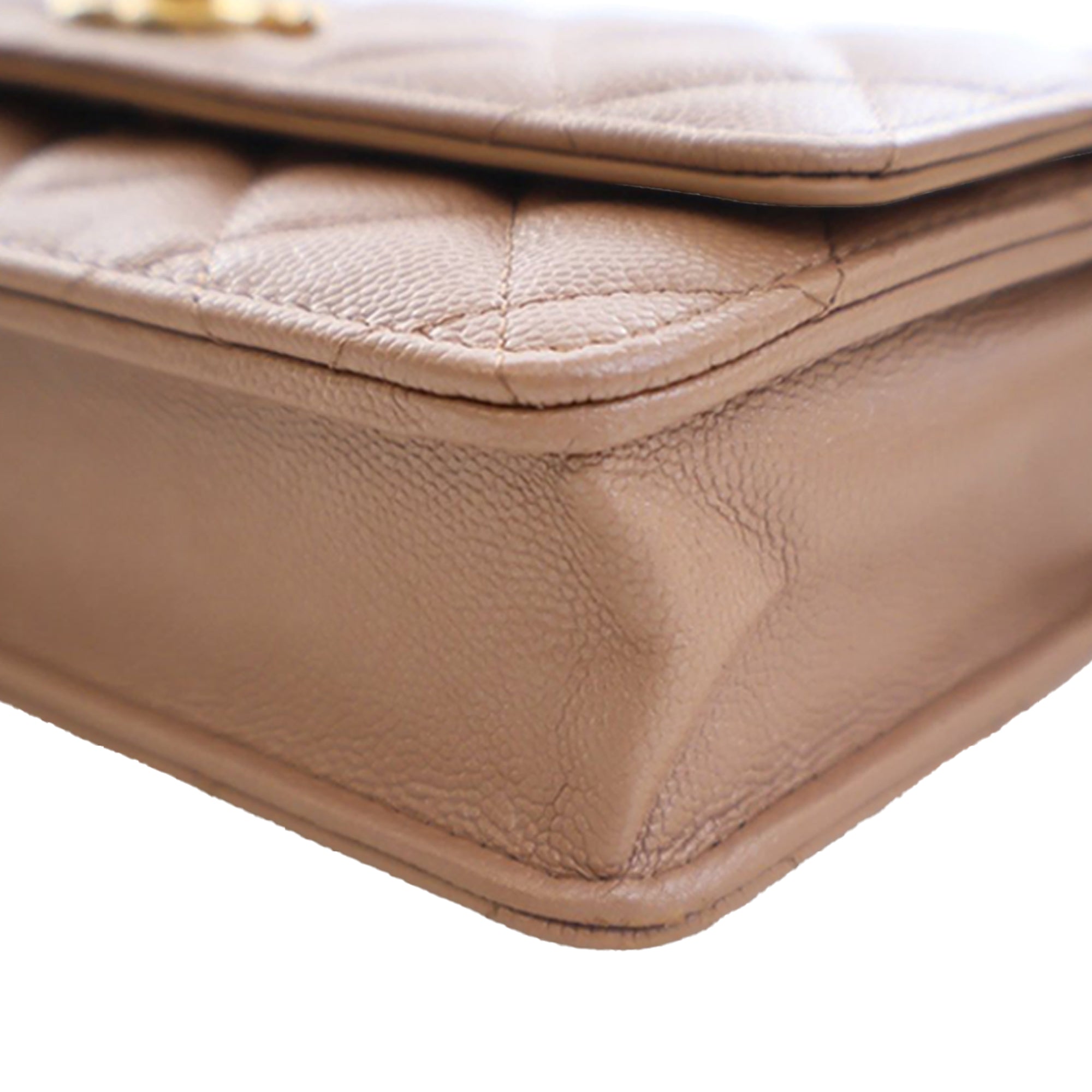 Chanel CC Quilted Caviar Wallet on Chain - image 13