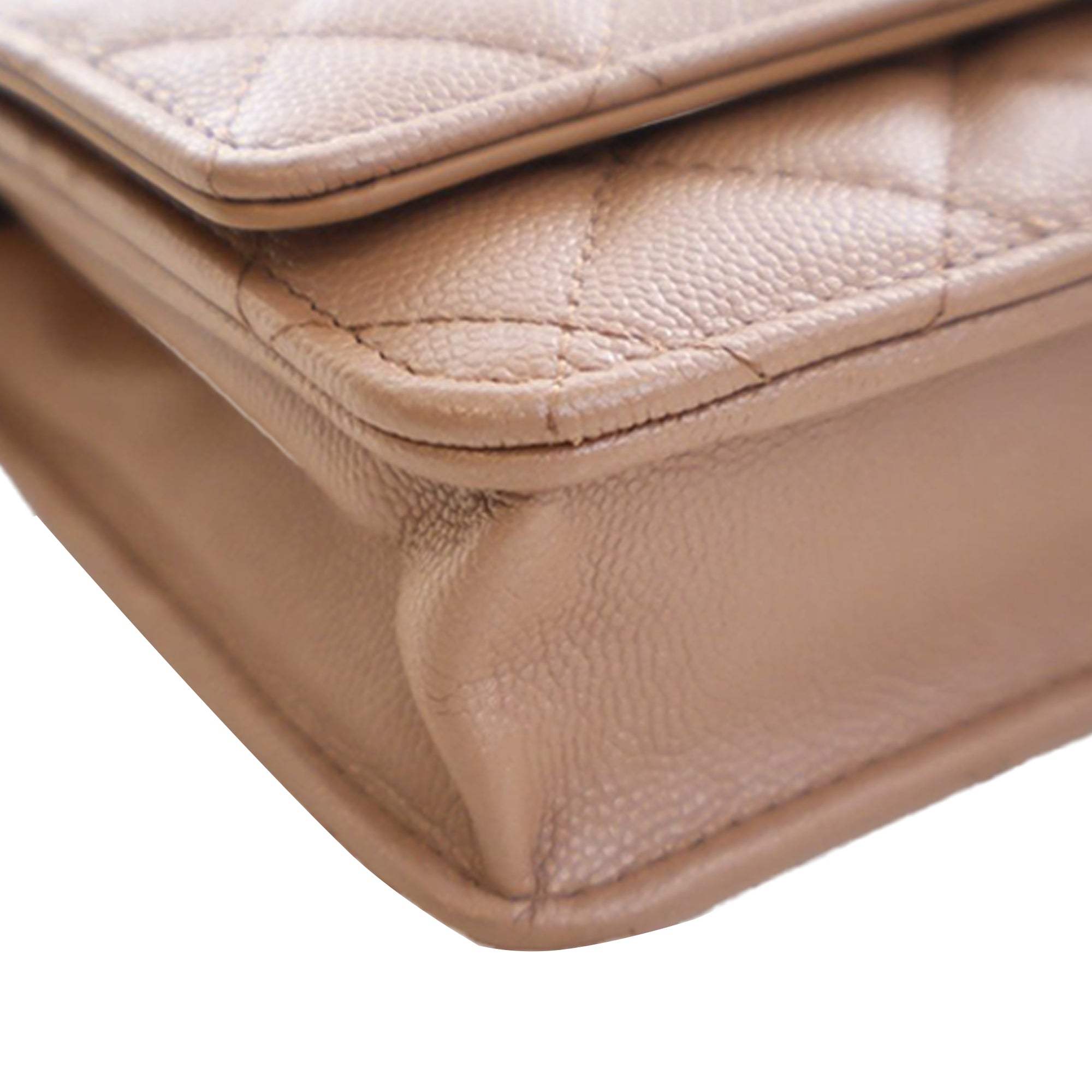 Chanel CC Quilted Caviar Wallet on Chain - image 14