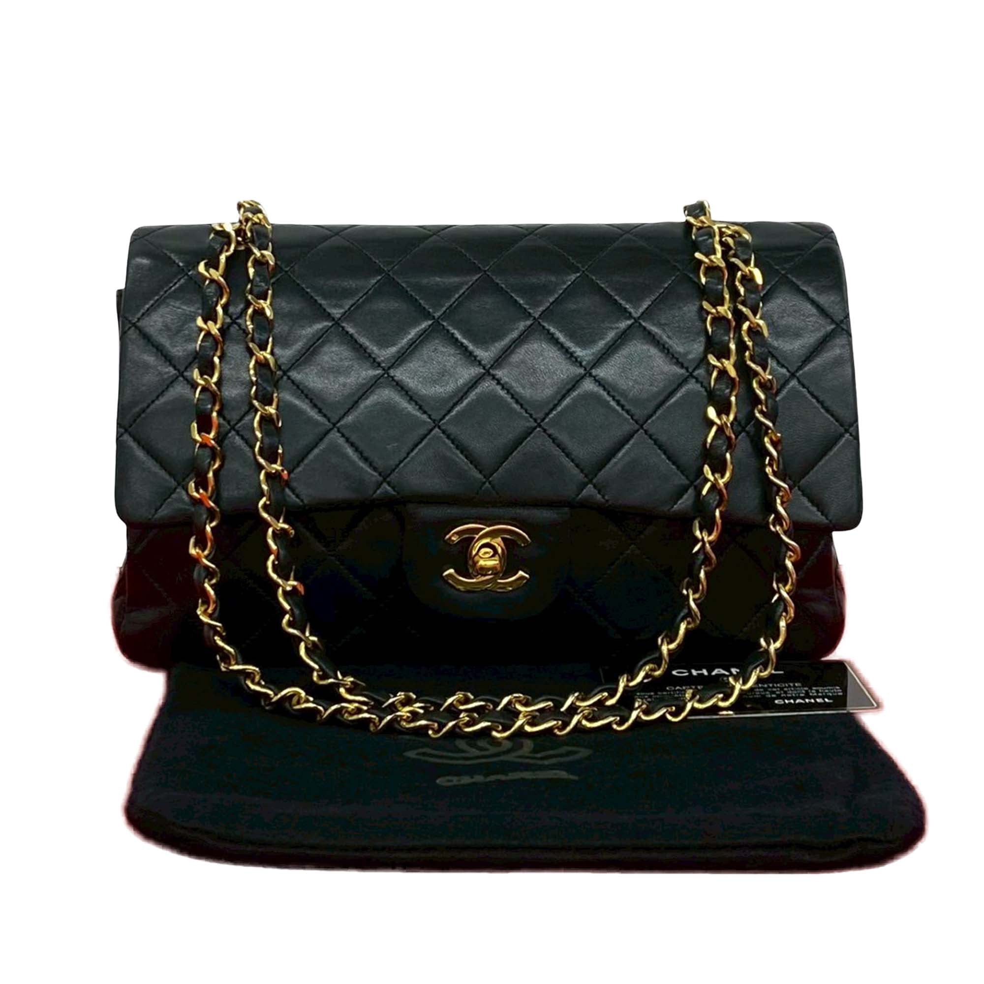 Chanel Medium Classic Lambskin Double Flap - image 10
