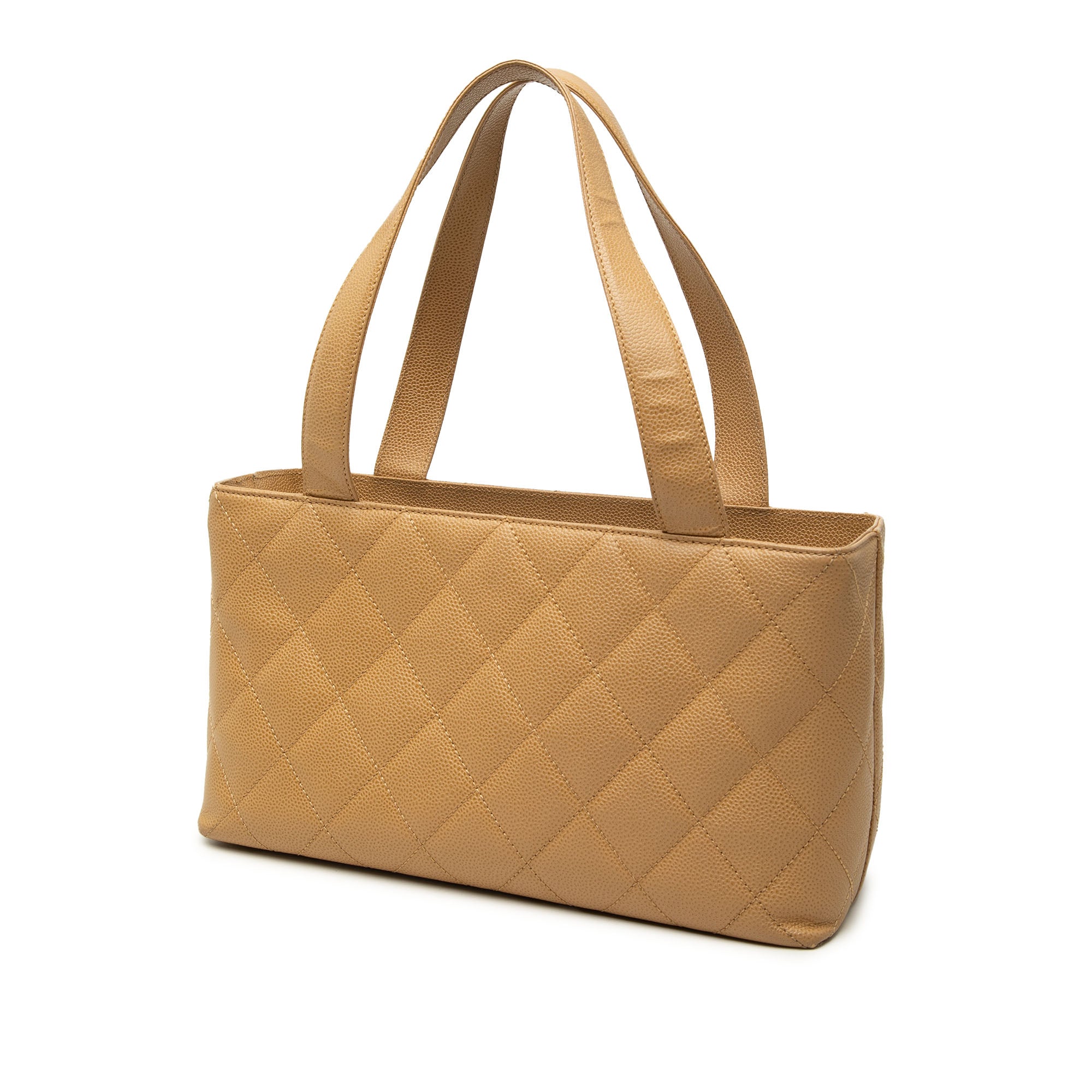 Chanel CC Quilted Caviar Tote - image 2