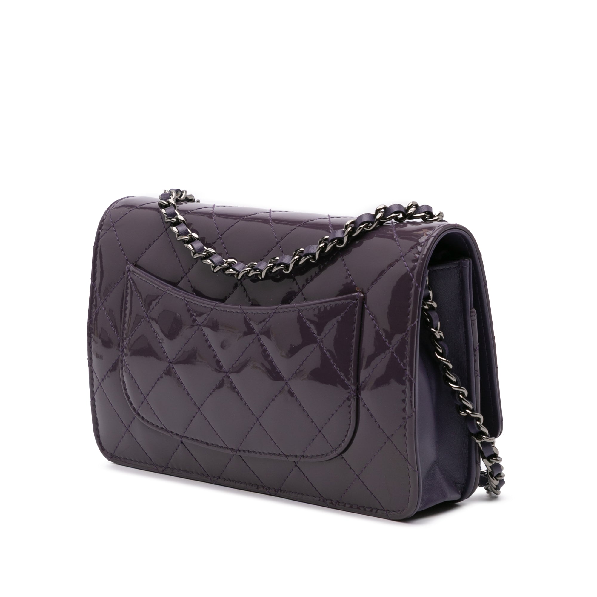 Chanel Classic Patent Wallet On Chain - image 2