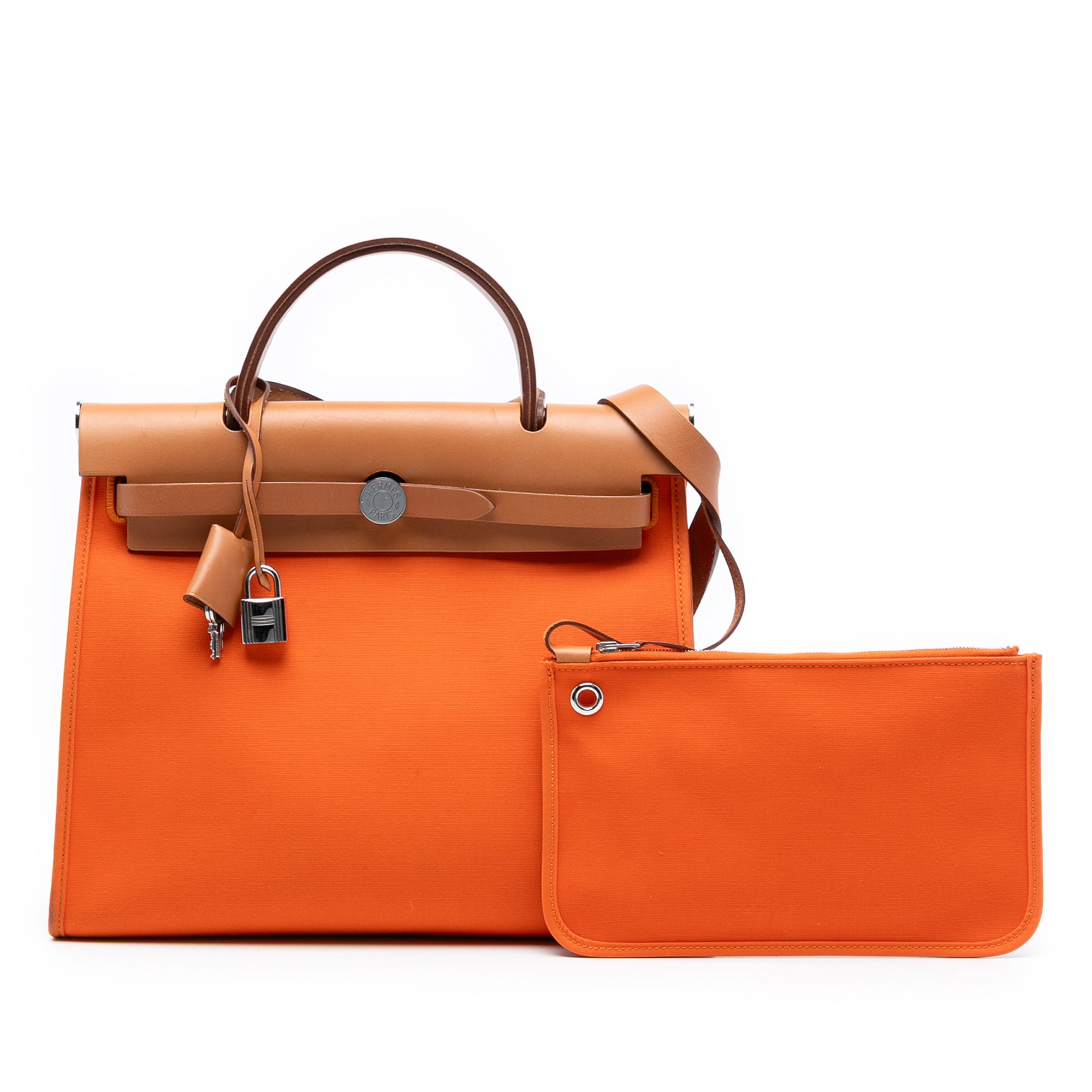 Hermès Toile Herbag Zip 31 - image 8