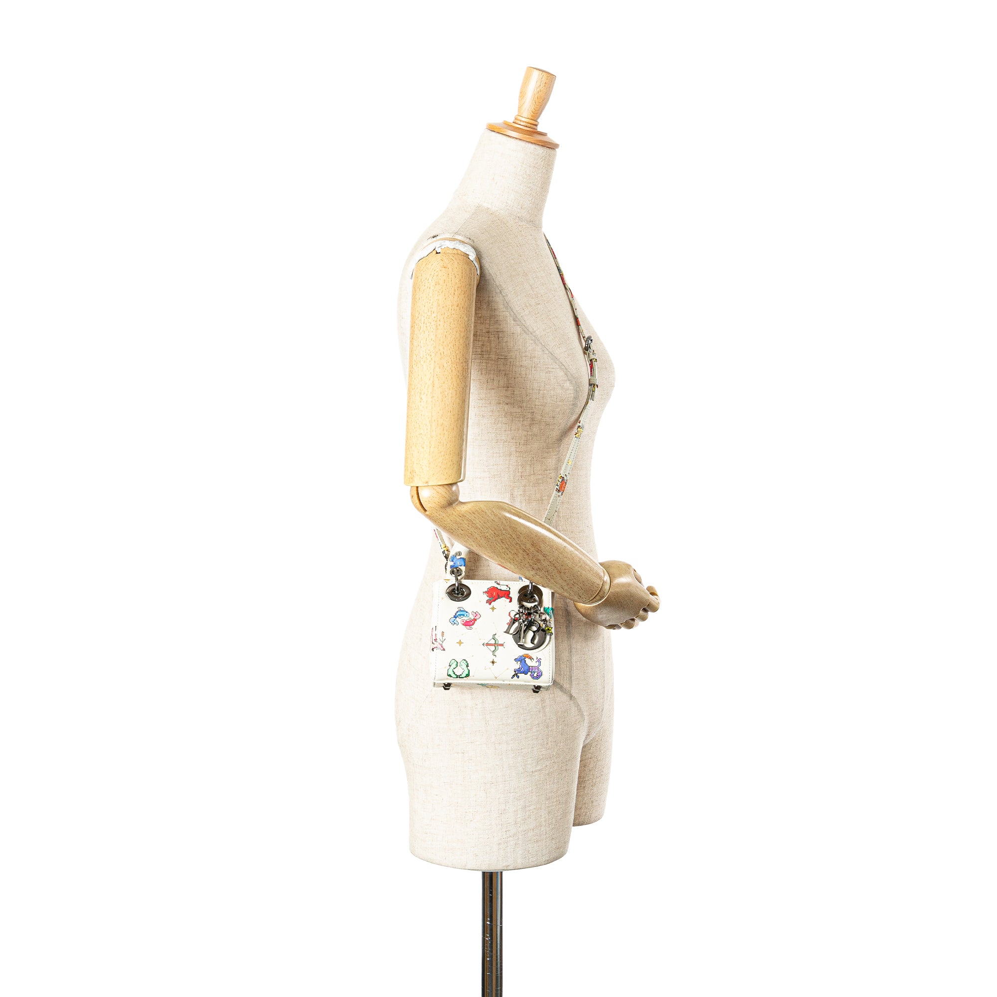 Dior Micro Calfskin Pixel Zodiac Lady Dior - image 11