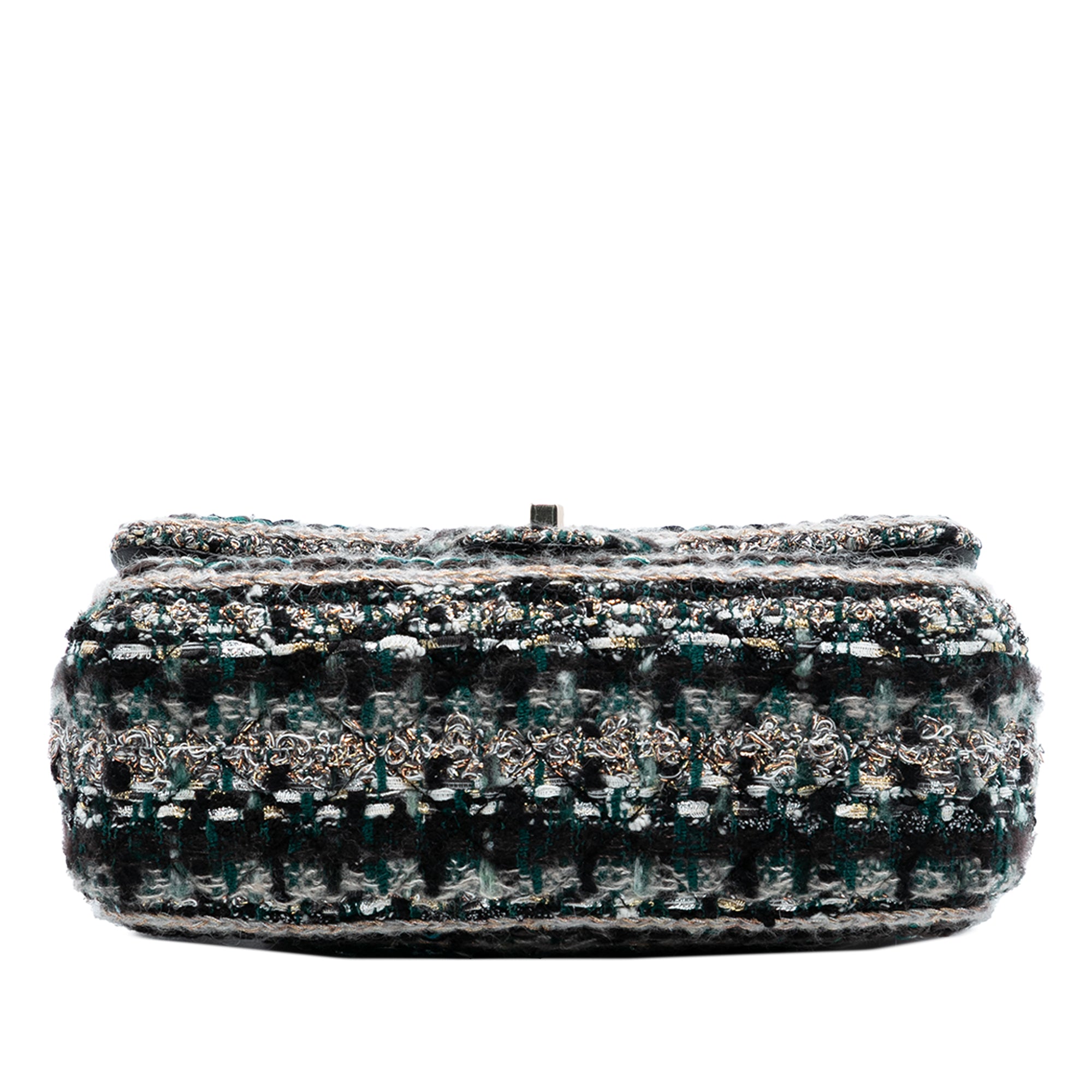 Chanel Mini Rectangular Classic Tweed Braided Single Flap - image 3