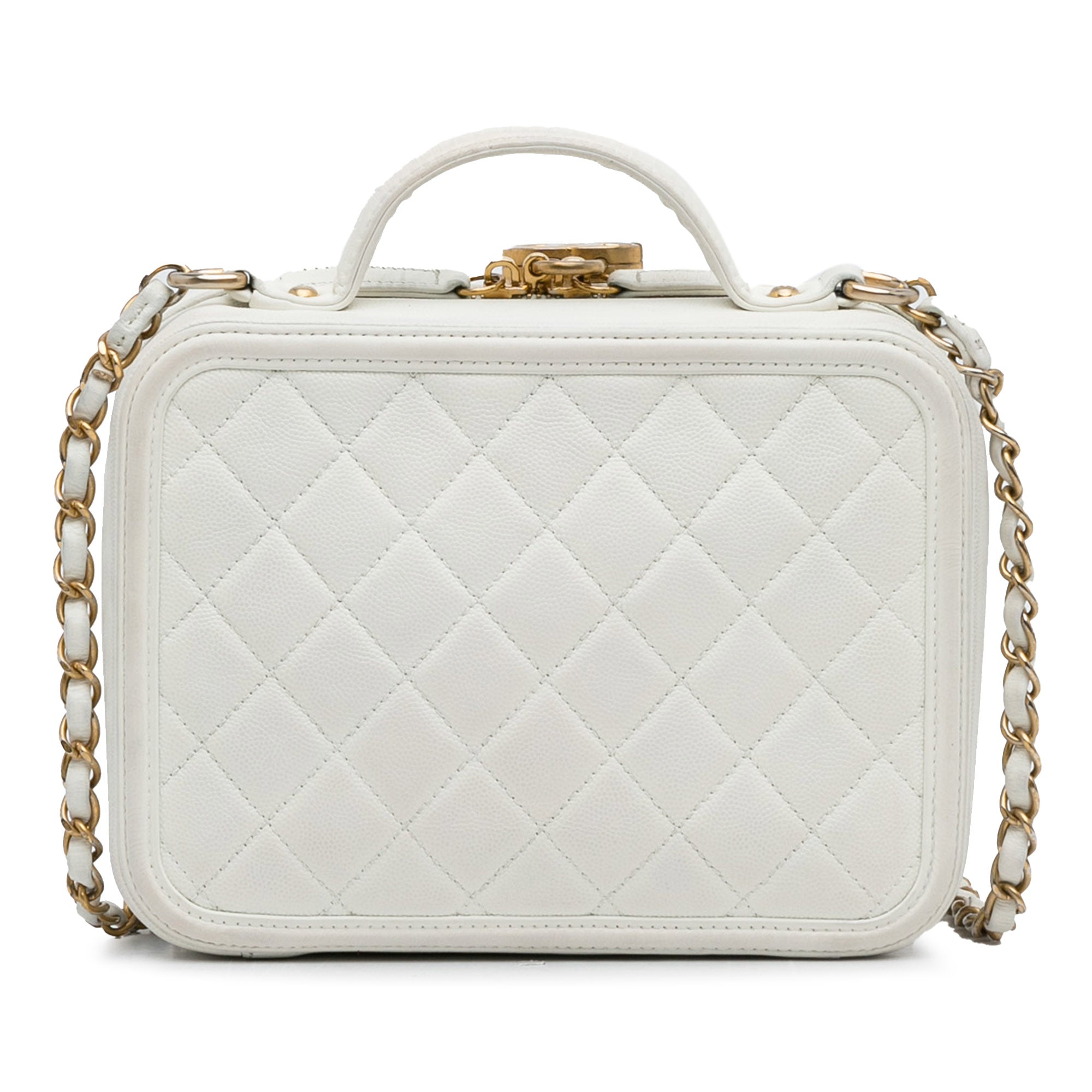Chanel Medium Caviar Filigree Vanity Case - image 4