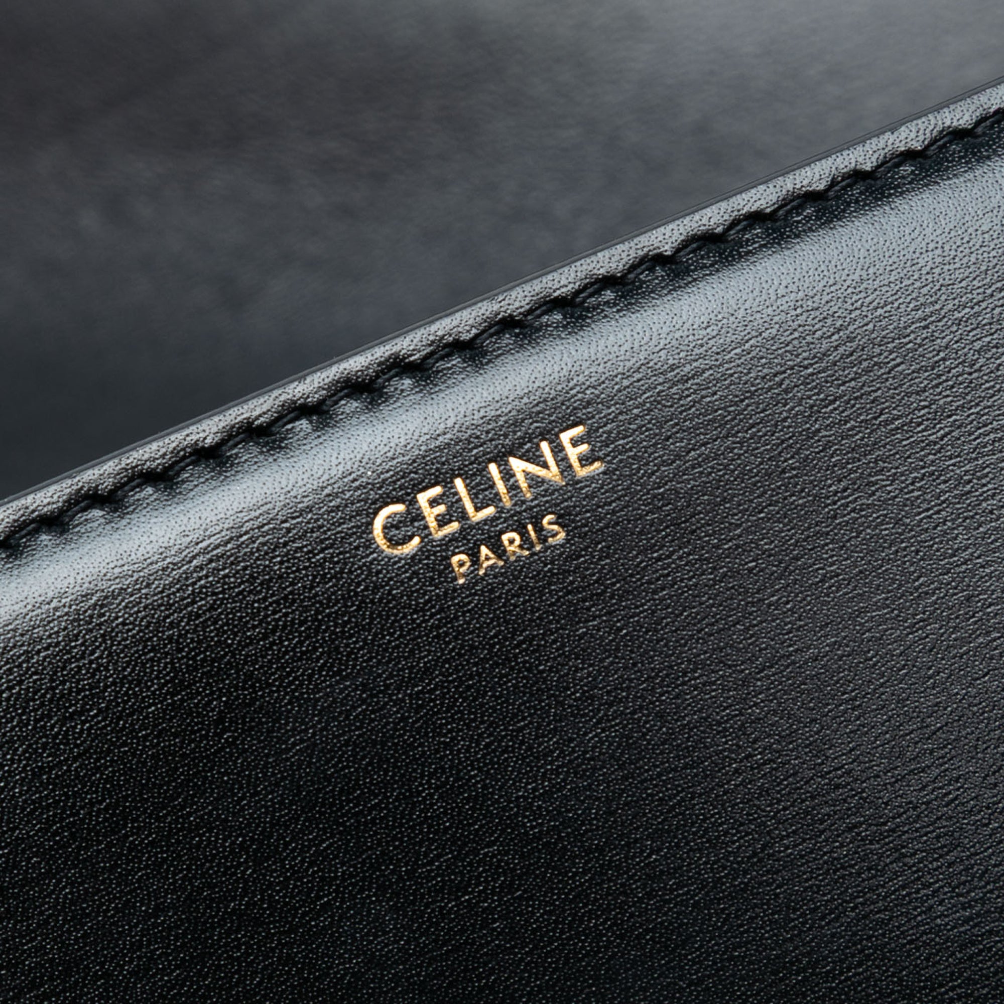 Celine Teen Shiny Calfskin Triomphe Crossbody - image 5