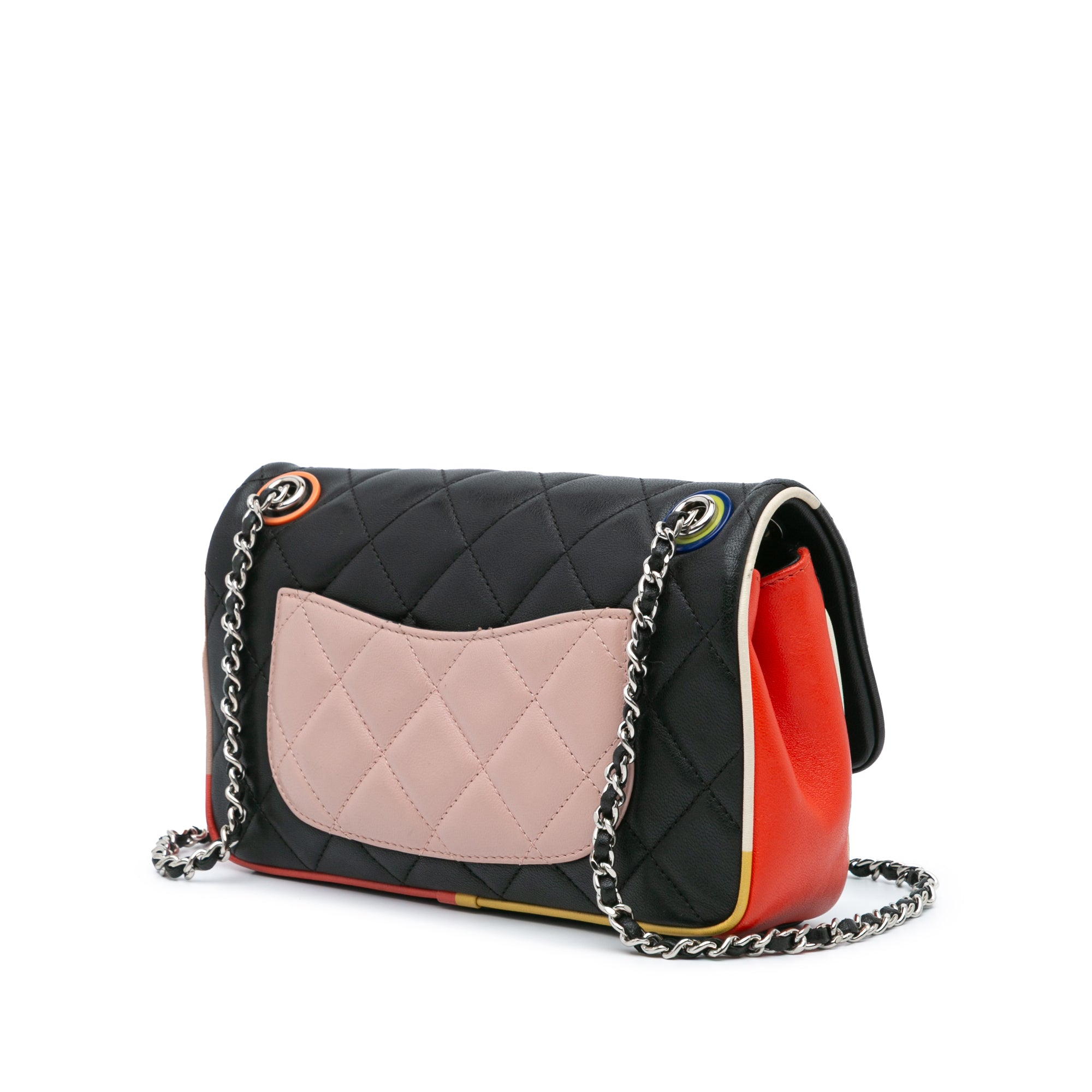 Chanel Small Quilted Lambskin Acrylic Cuba Color Flap - image 2