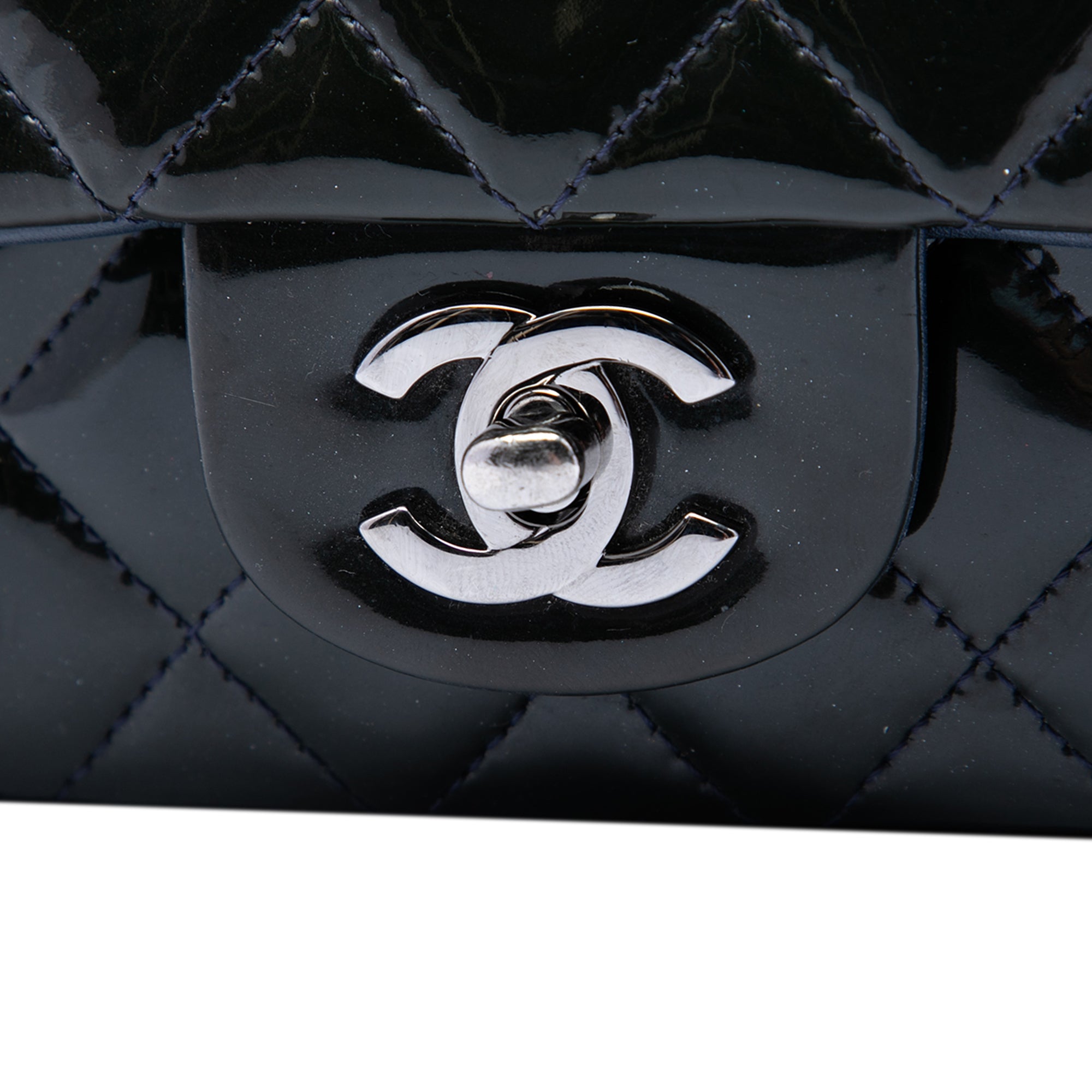 Chanel Mini Rectangular Classic Patent Single Flap - image 5