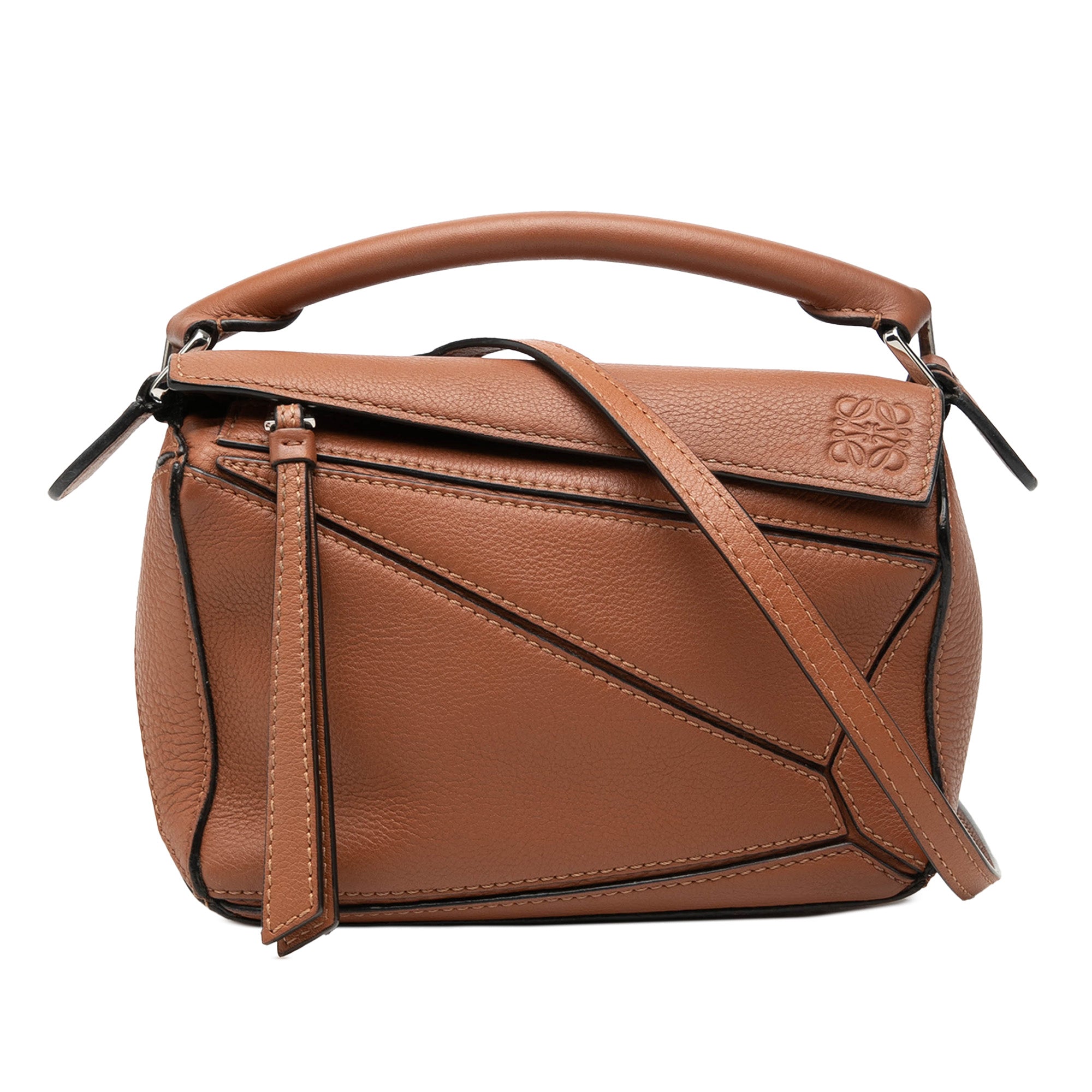 LOEWE Mini Calfskin Puzzle Satchel - image 1