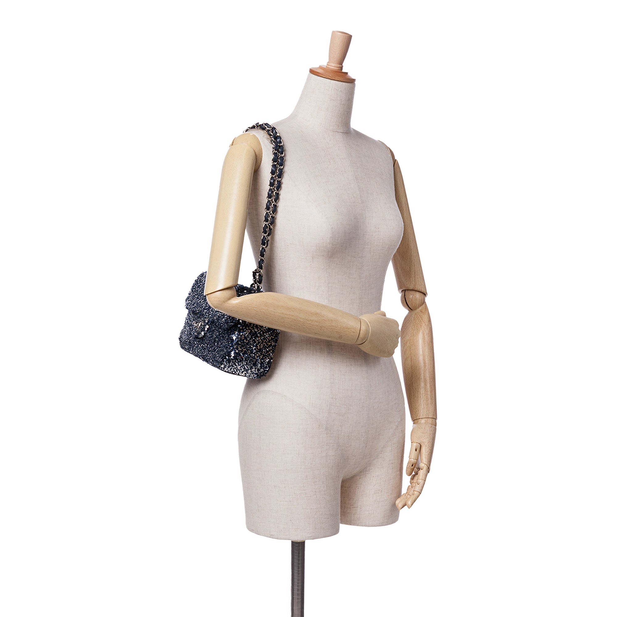 Chanel Small Sequin Single Flap - image 11