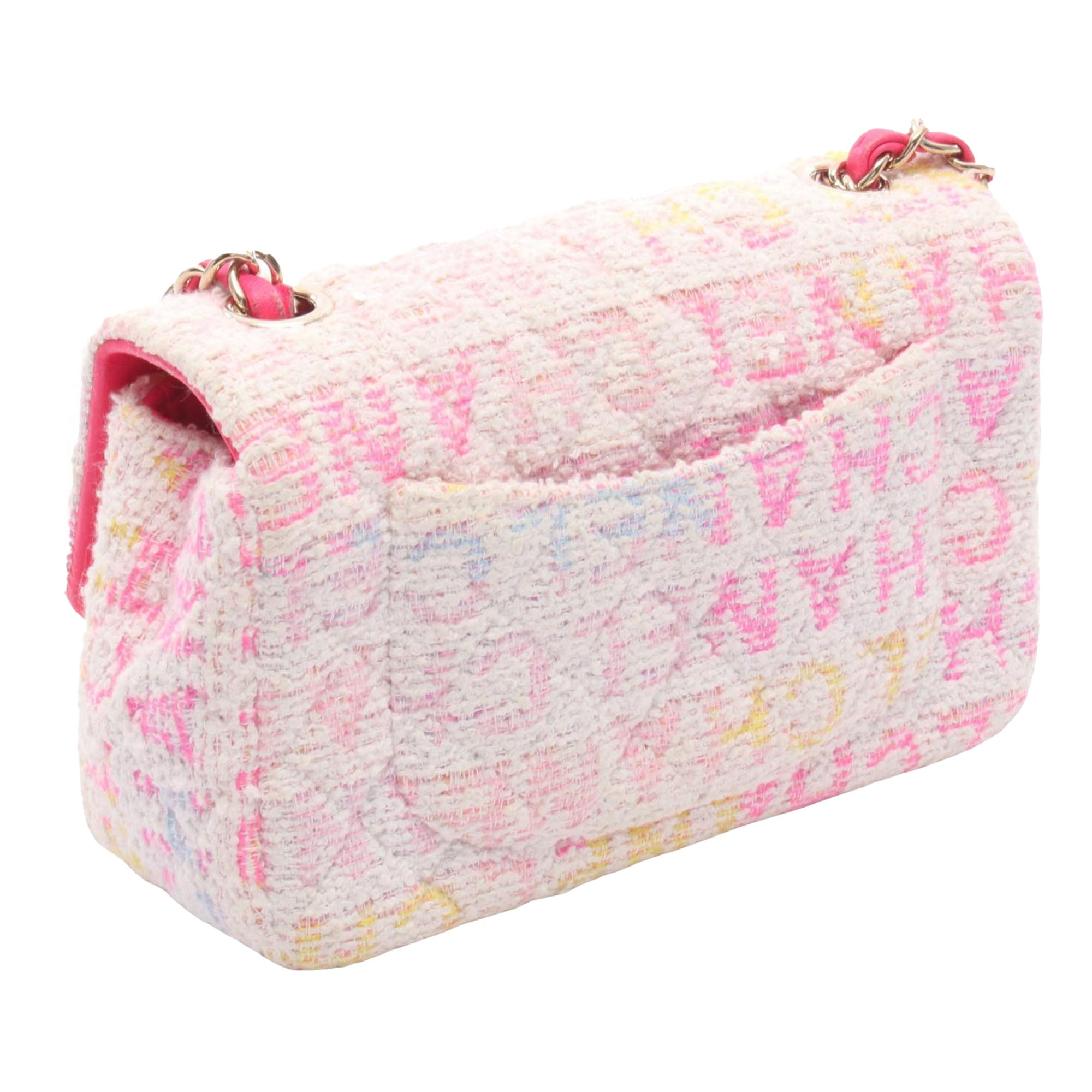 Chanel Mini Rectangular Tweed Single Flap - image 2